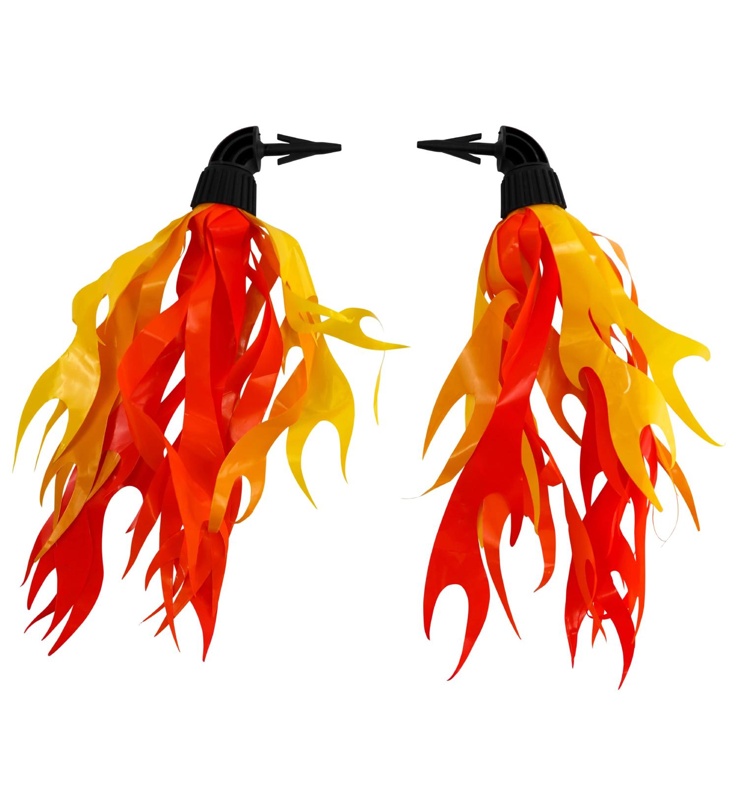 Iconikal Bicycle Scooter Flame Streamers - Fun Handlebar Attachment for a Stylish Ride - Buy Online on SooperMarket.com