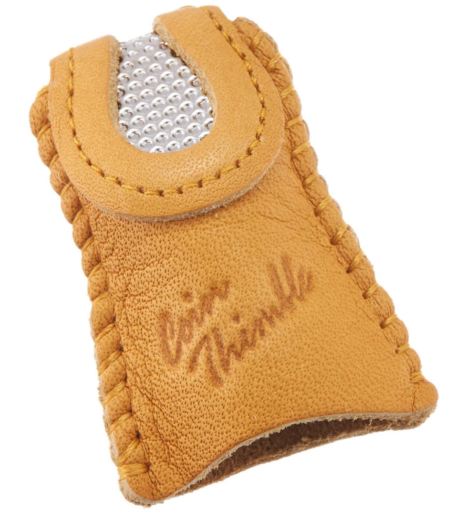 Clover Leather Double Sided Thimble - Brown | Premium Quality - Buy Online on SooperMarket.com