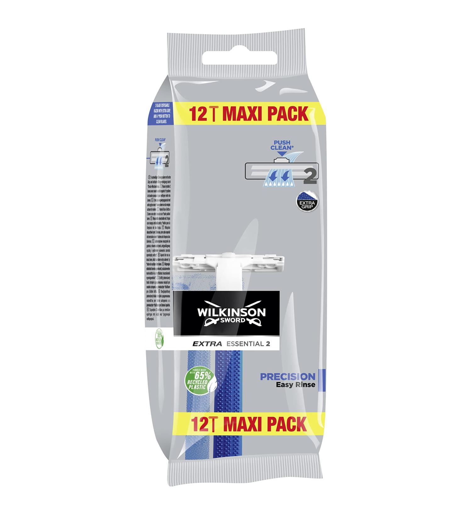 Buy Wilkinson Extra 2 Precision Razor - 12 Pack for Smooth Shaving | International Shipping Available - Buy Online on SooperMarket.com