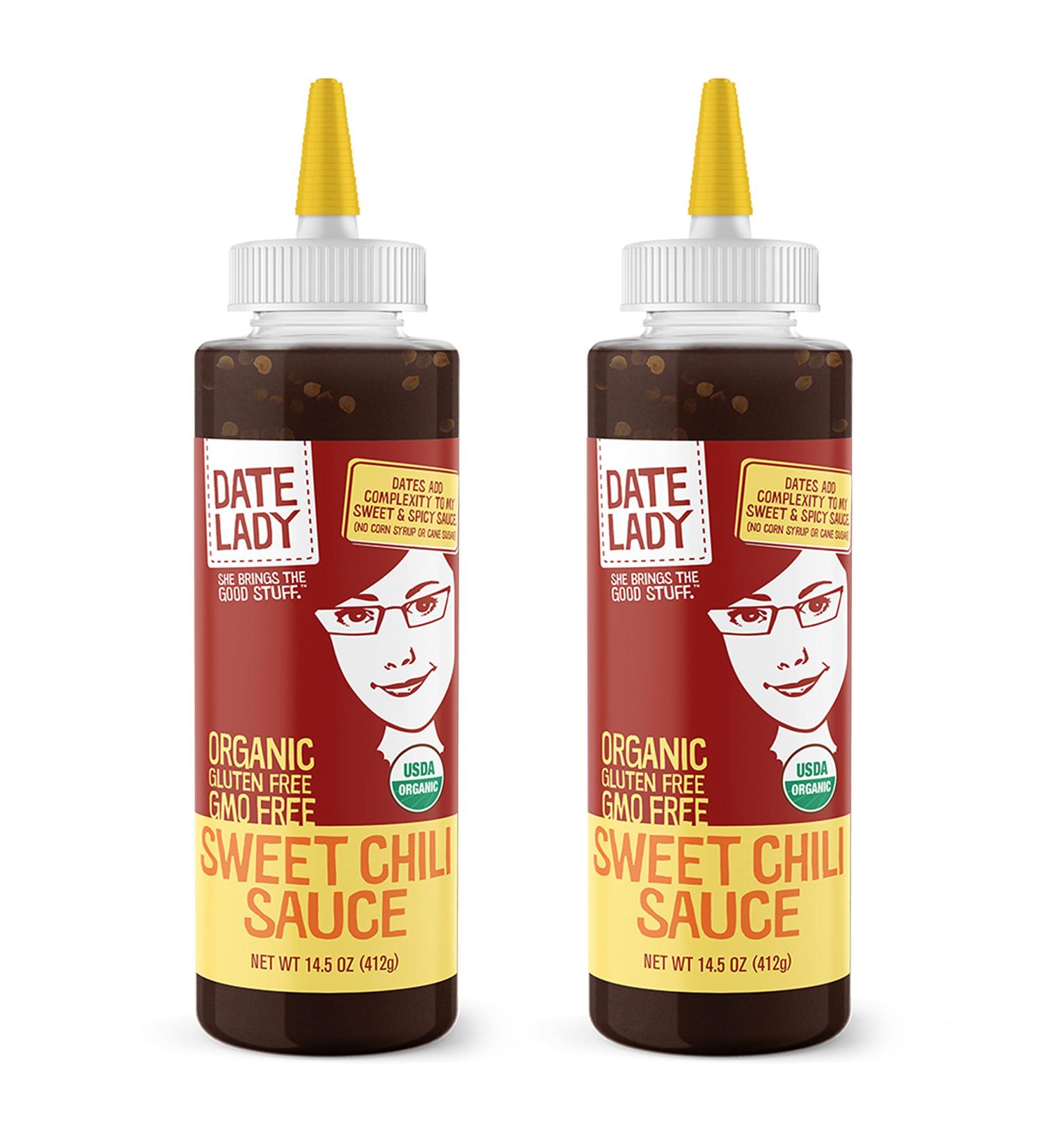 Date Lady Organic Sweet Chili Sauce - No Corn Syrup - No Added Flavors or MSG (2-Pack) - Buy Online on SooperMarket.com
