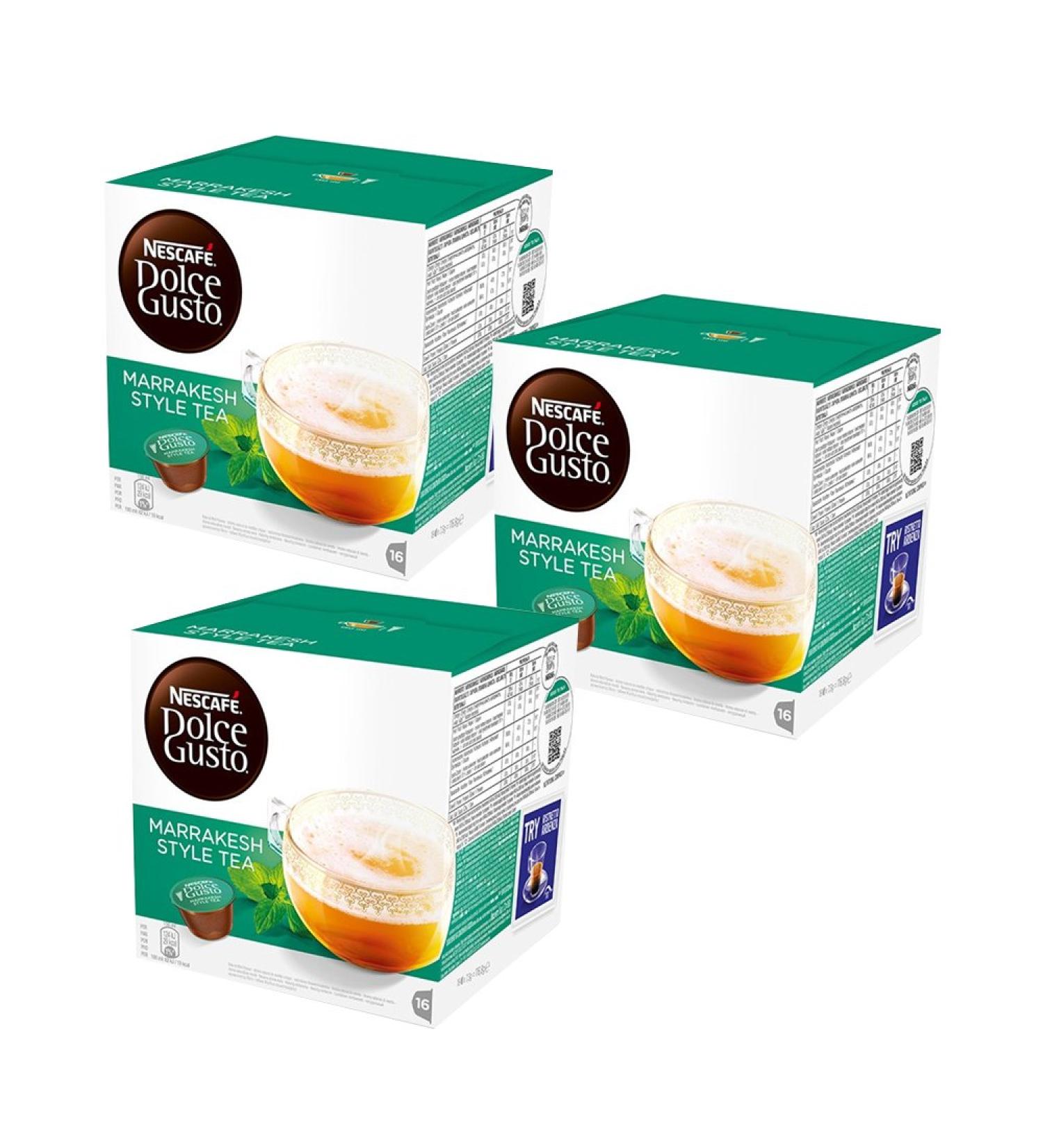 Nescafe Dolce Gusto Marrakesh Style Tea 3x16 Pods (48 Capsules)