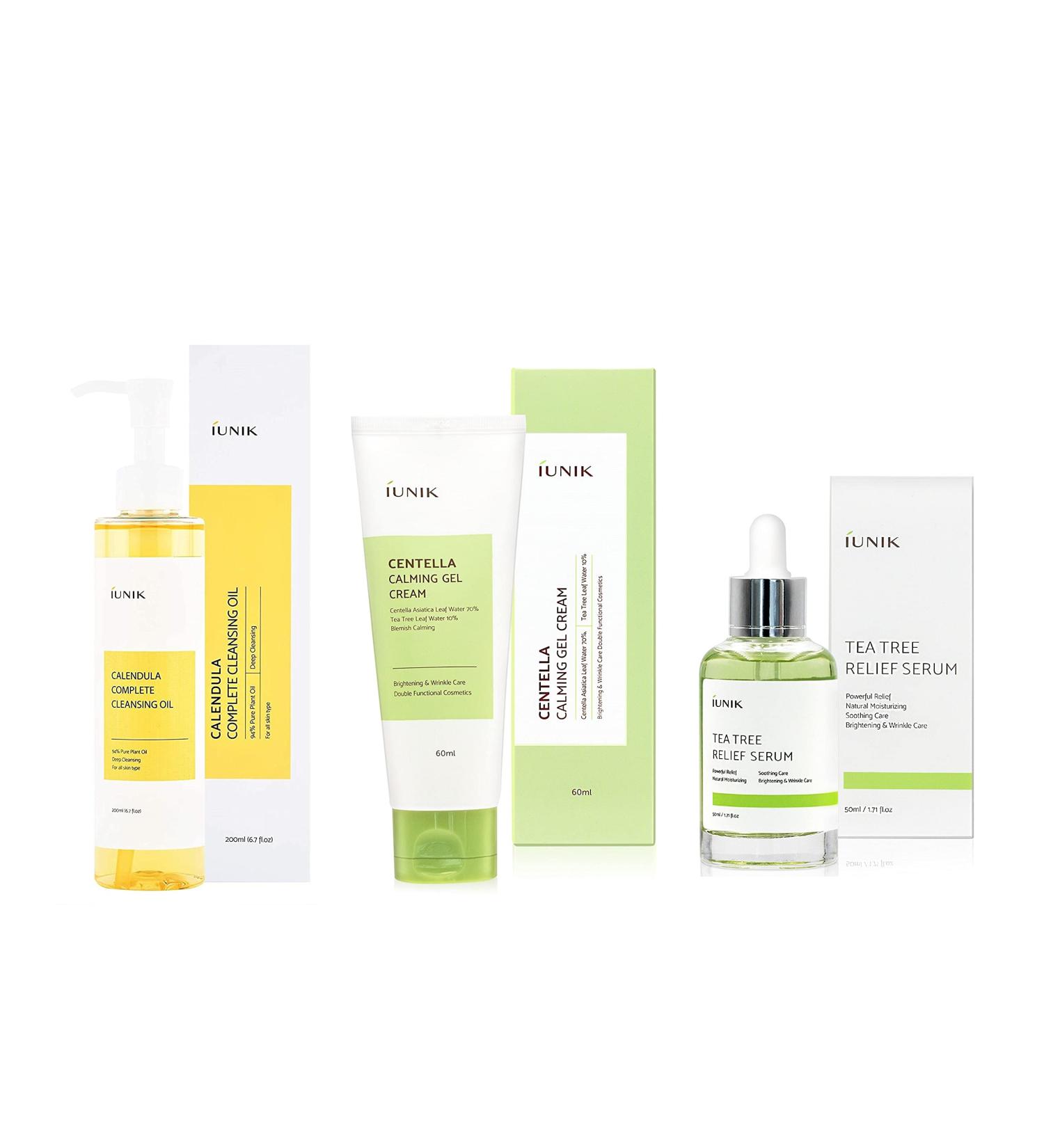 iUNIK Calendula Complete Cleansing Oil 200ml | Gentle Makeup Remover & Hydrating Cleanser - Buy Online on SooperMarket.com