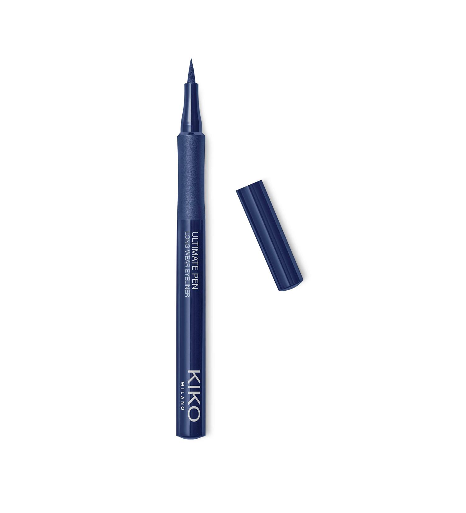 KIKO Milano Ultimate Pen Eyeliner - 03 Blue | Long-lasting Eyeliner Pen - 1 Piece for Perfect Eye Makeup - Buy Online on SooperMarket.com