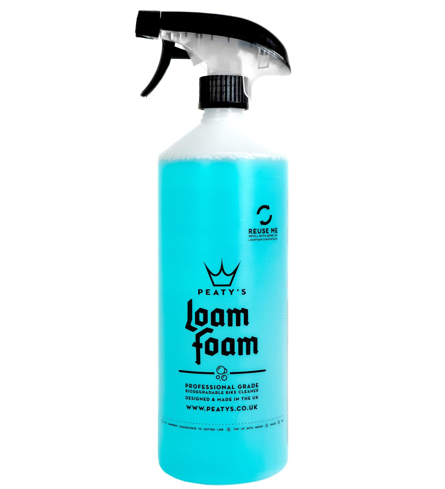 Peaty's 1L LoamFoam Professional Grade Bike Cleaner - 34oz Powerful Formula - Buy Online on SooperMarket.com