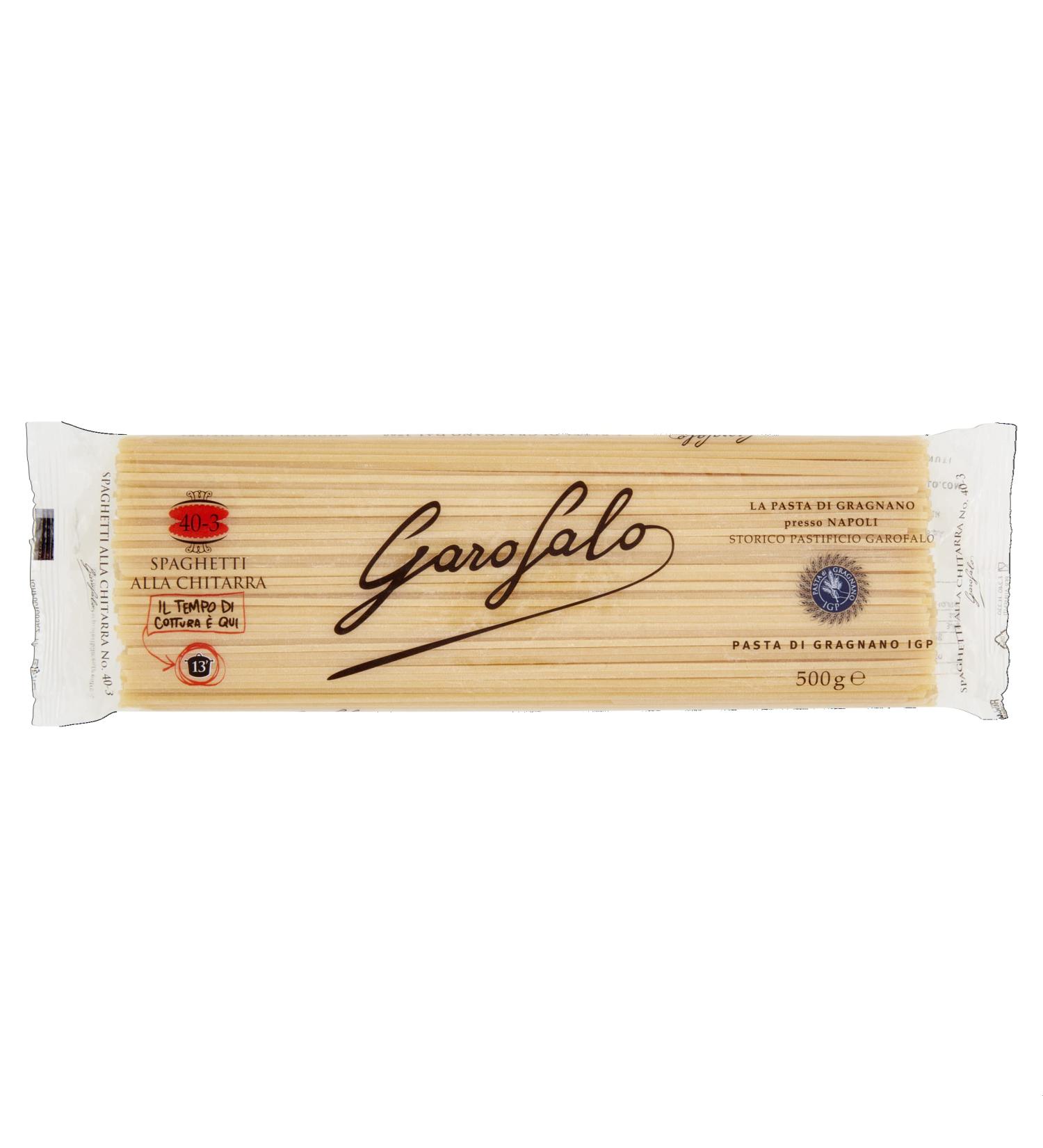 Garofalo Spaghetti Alla Chitarra 1 Authentic Italian Pasta for Gourmet Meals - Buy Online on SooperMarket.com