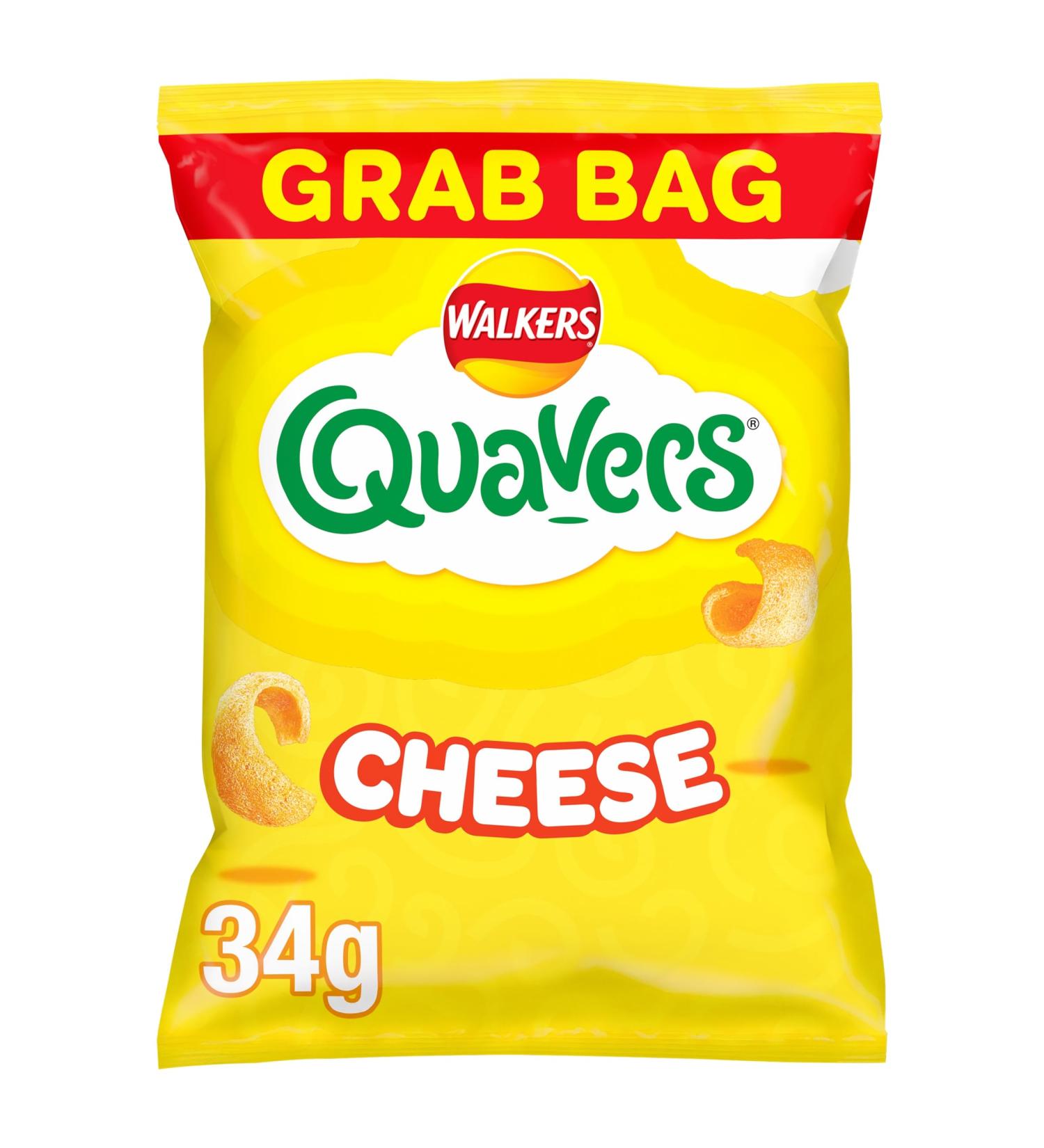 Walkers Quavers Cheese Snacks 34 g - Buy Online on SooperMarket.com