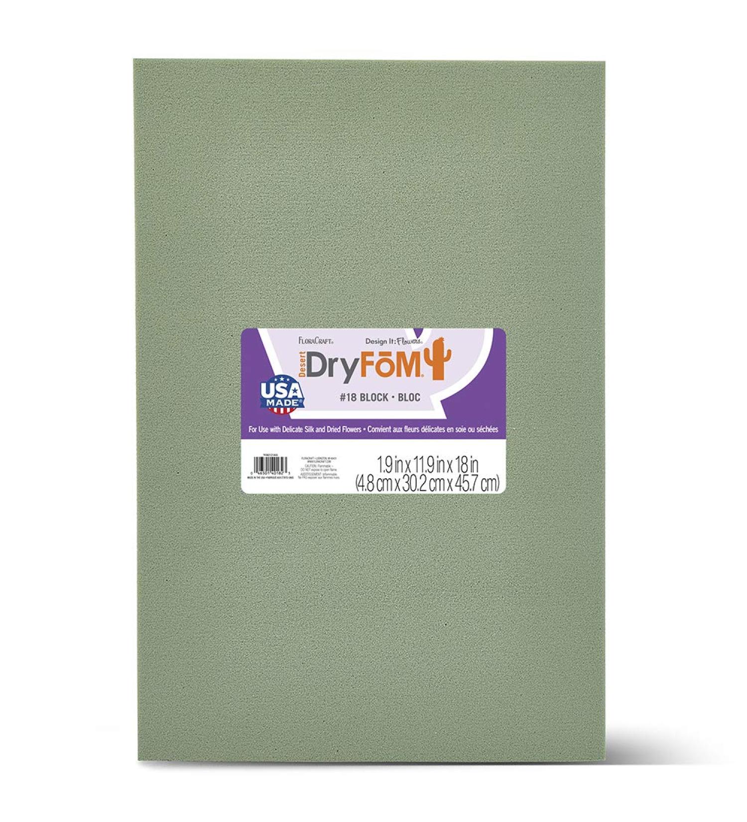 FloraCraft Floral Desert DryFM Sheet - 1.8x11.8x17.8 - Pack of 2 - Buy Online on SooperMarket.com