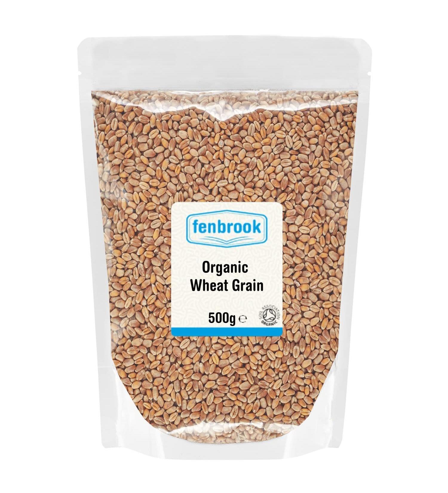 500g Organic Wheat Grain | Certified by Fenbrook Organic - Buy Online on SooperMarket.com