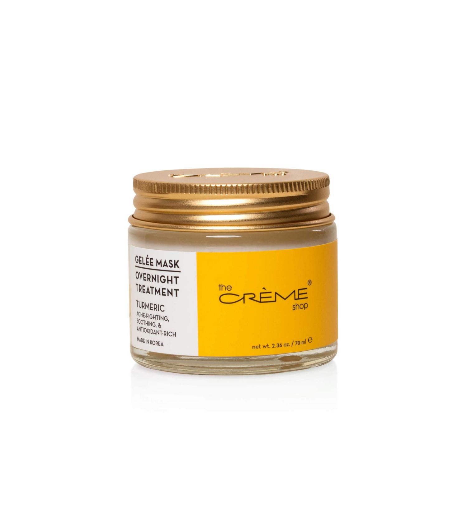 Turmeric Gel e Overnight Face Mask - Korean Sleeping Mask for Acne Treatment & Brightening | The Cr me Shop - 2.36oz - Buy Online on SooperMarket.com