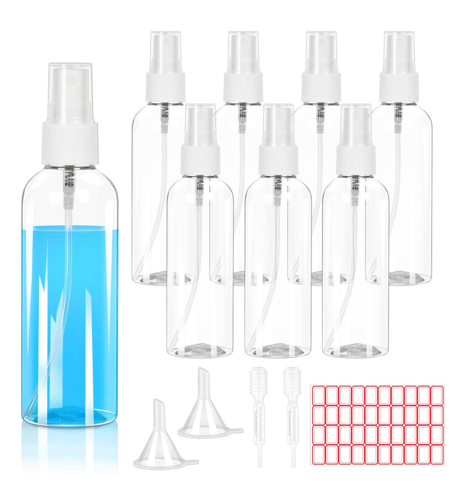 Airsmall 100ml Leak-Proof Travel Spray Bottle - Atomizer for Cosmetics Disinfection & More | Includes Funnel & Pipette - Buy Online on SooperMarket.com