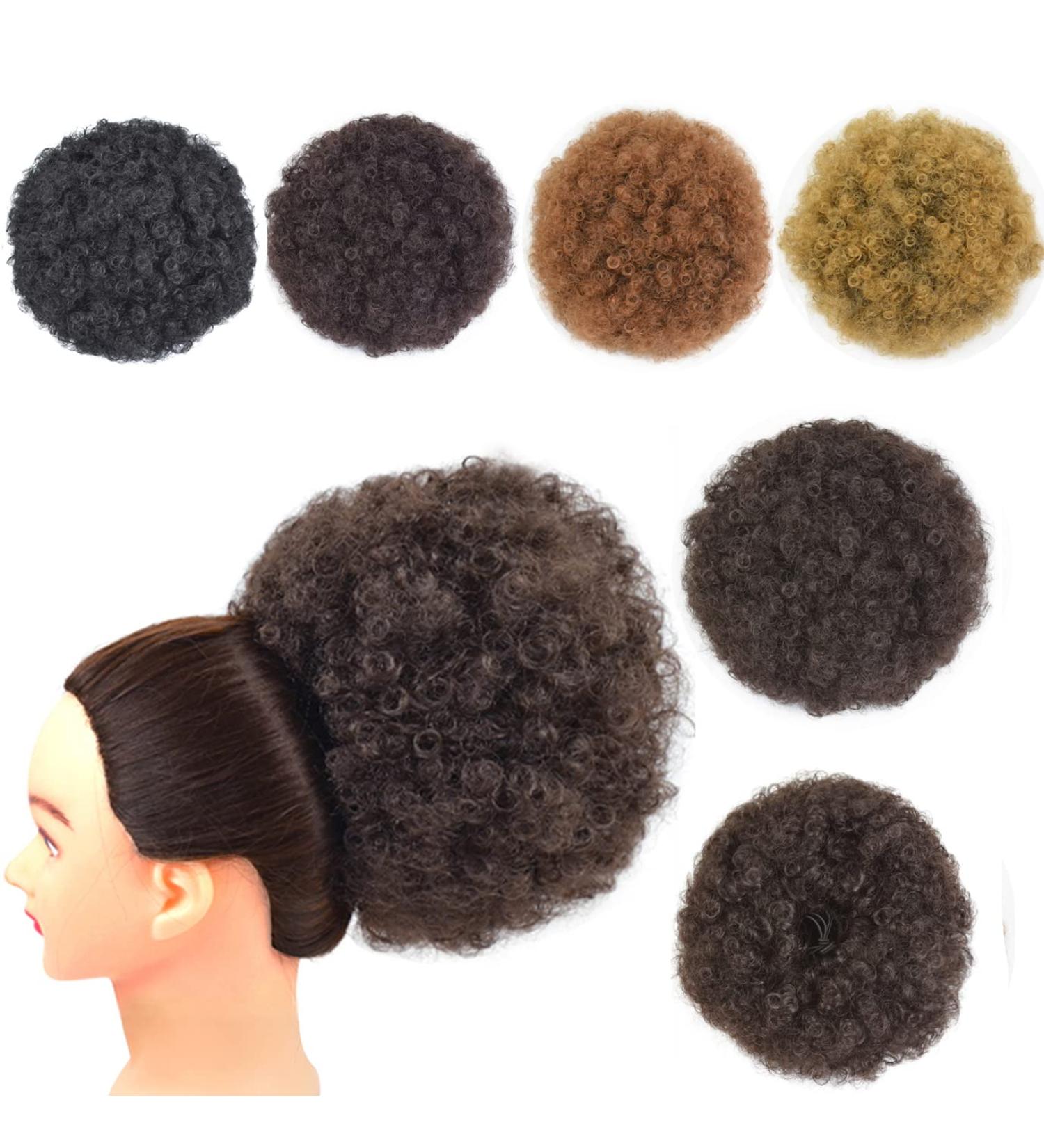 Afro Puff Drawstring Ponytail Extension Short Synthetic Afro Kinky Curly Puff Ponytail for Natural Hair Clip On Kinky Drawstring Curly Ponytail Bun Hairpieces (X-Large 4#) X-Large 4# - Buy Online on SooperMarket.com