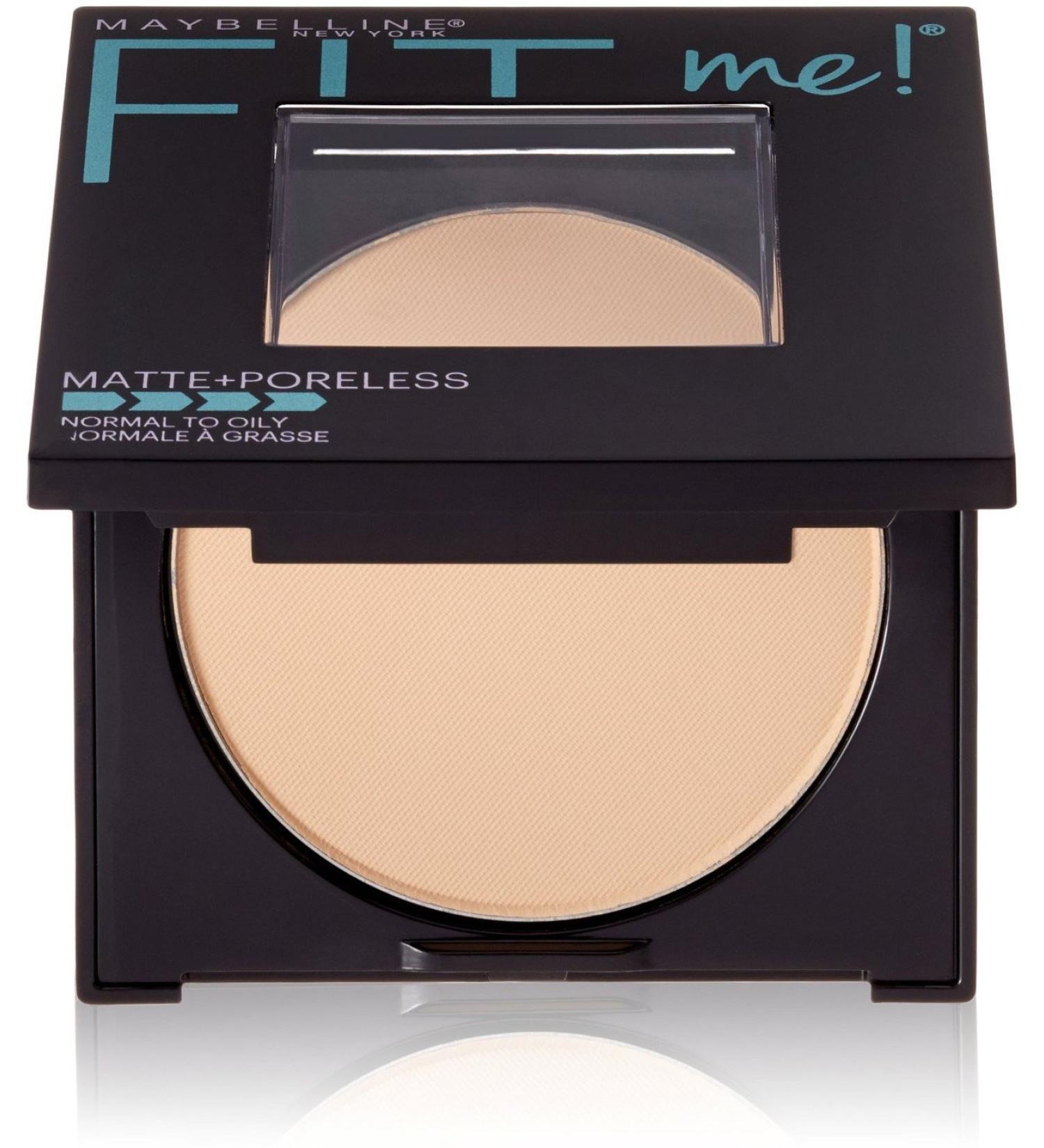 Maybelline New York Fit Me! Matte + Poreless Foundation Powder Classic Ivory 120 1 oz (Pack of 2)