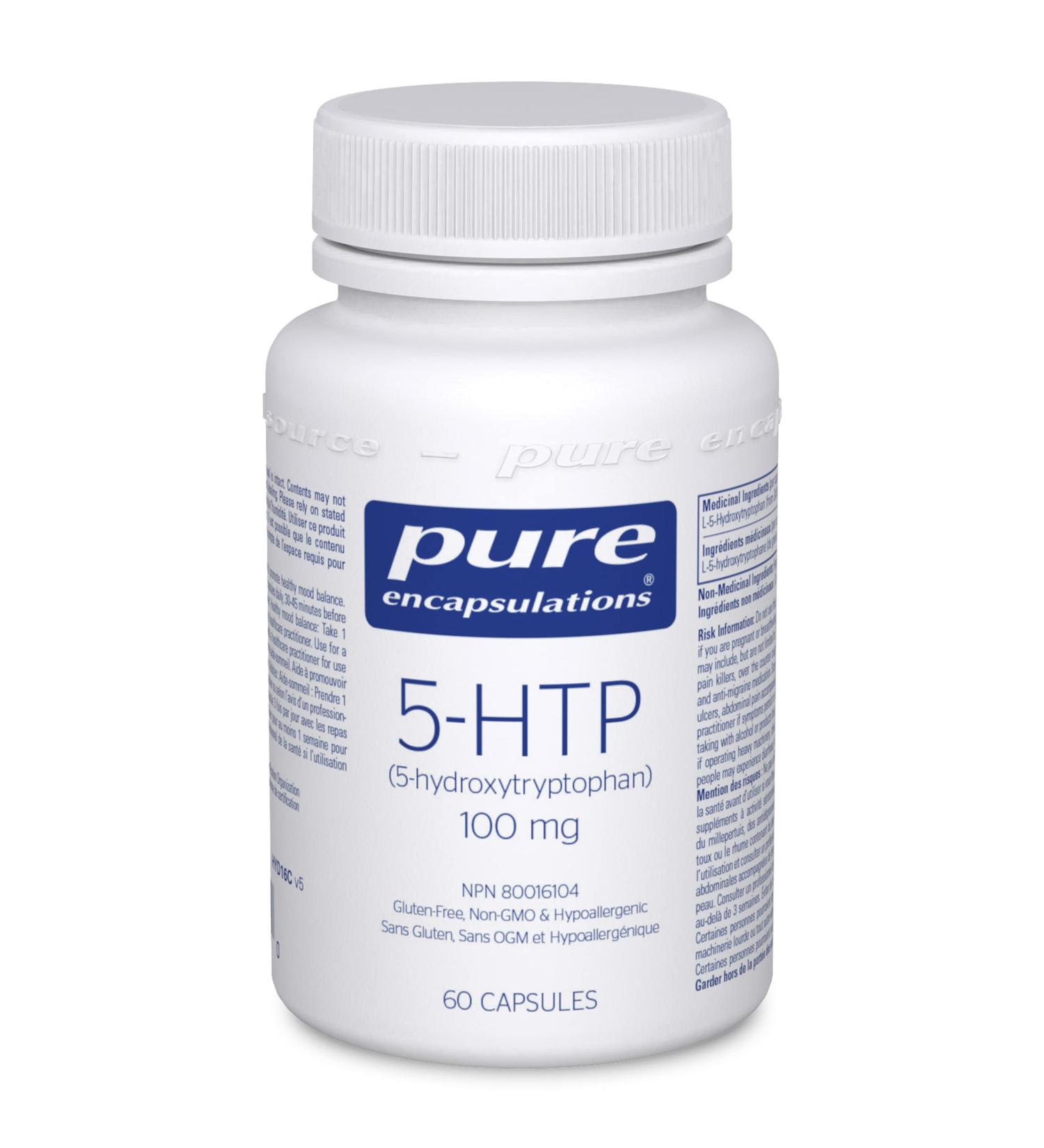 Pure Encapsulations 5-HTP | Features Plant-Derived 5-HTP to Support Healthy Mood Balance | 60 Capsules - Buy Online on SooperMarket.com