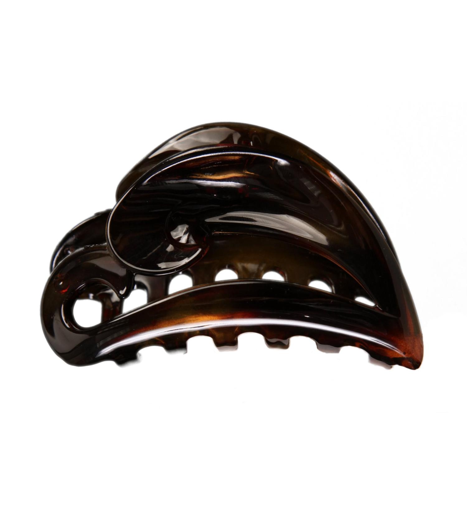 Caravan Tortoise Shell Hair Claw  Open Swirl
