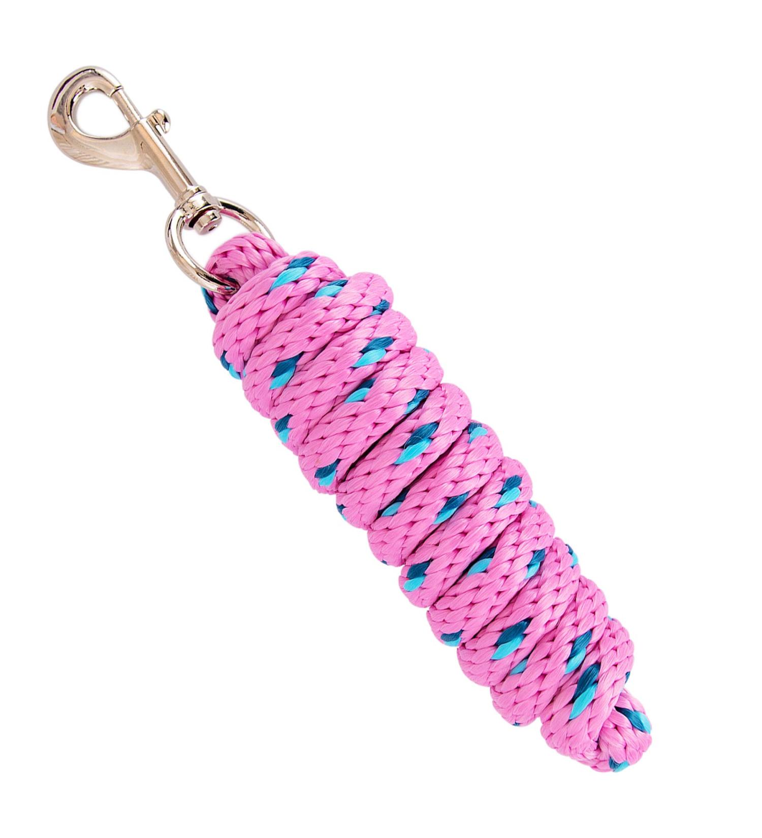 Merauno Lead Rope for Horse - Tie Rope in Various Stylish Designs Lead Lead Tie Rope Pony Donkey Goat Long Knit with Carabiner Hook (Pink Carabiner Hook) pink Carabiner hook - Buy Online on SooperMarket.com