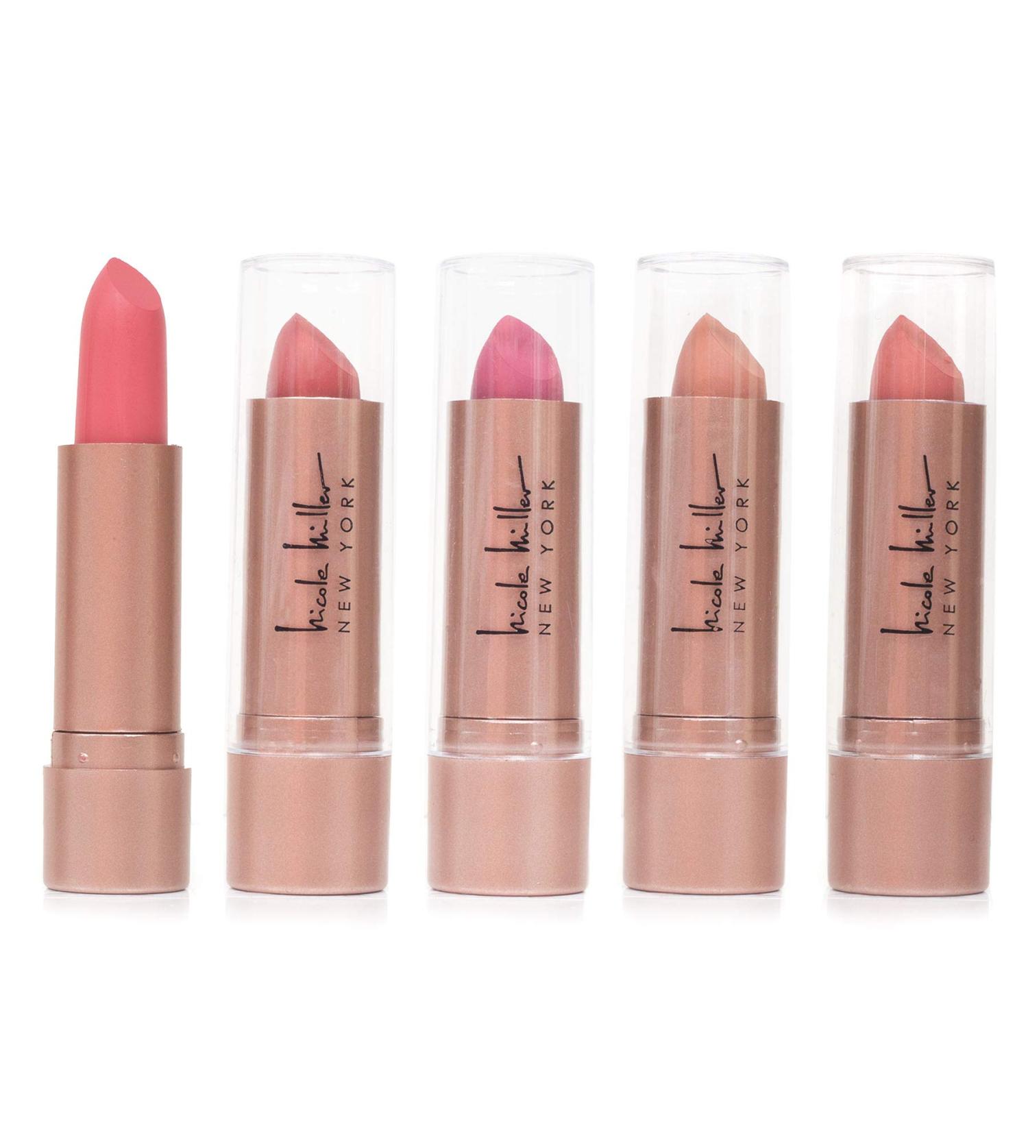 Nicole Miller 5 Pack Matte Liquid Lipstick Collection - International Shipping Available | Shop Now for Long-Lasting Color - Buy Online on SooperMarket.com