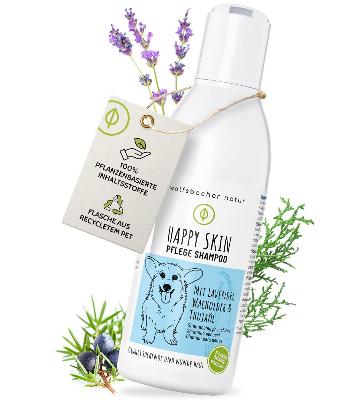 Itching Shampoo for Dogs - 100% Natural Cedar Oil & Lavender - Soothes Itching & Mites - 200ml Anti-Itch Formula - Buy Online on SooperMarket.com