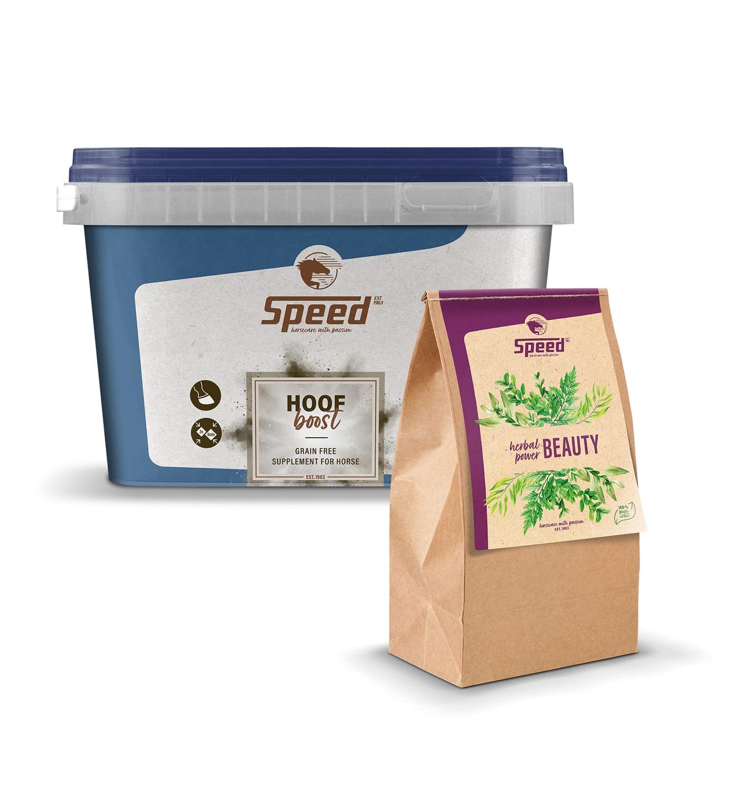 Speed Hoof-Care Bundle | Premium Feed for Healthy Horse Hooves | Strength & Elasticity Boost | Natural Herb Mix - Buy Online on SooperMarket.com