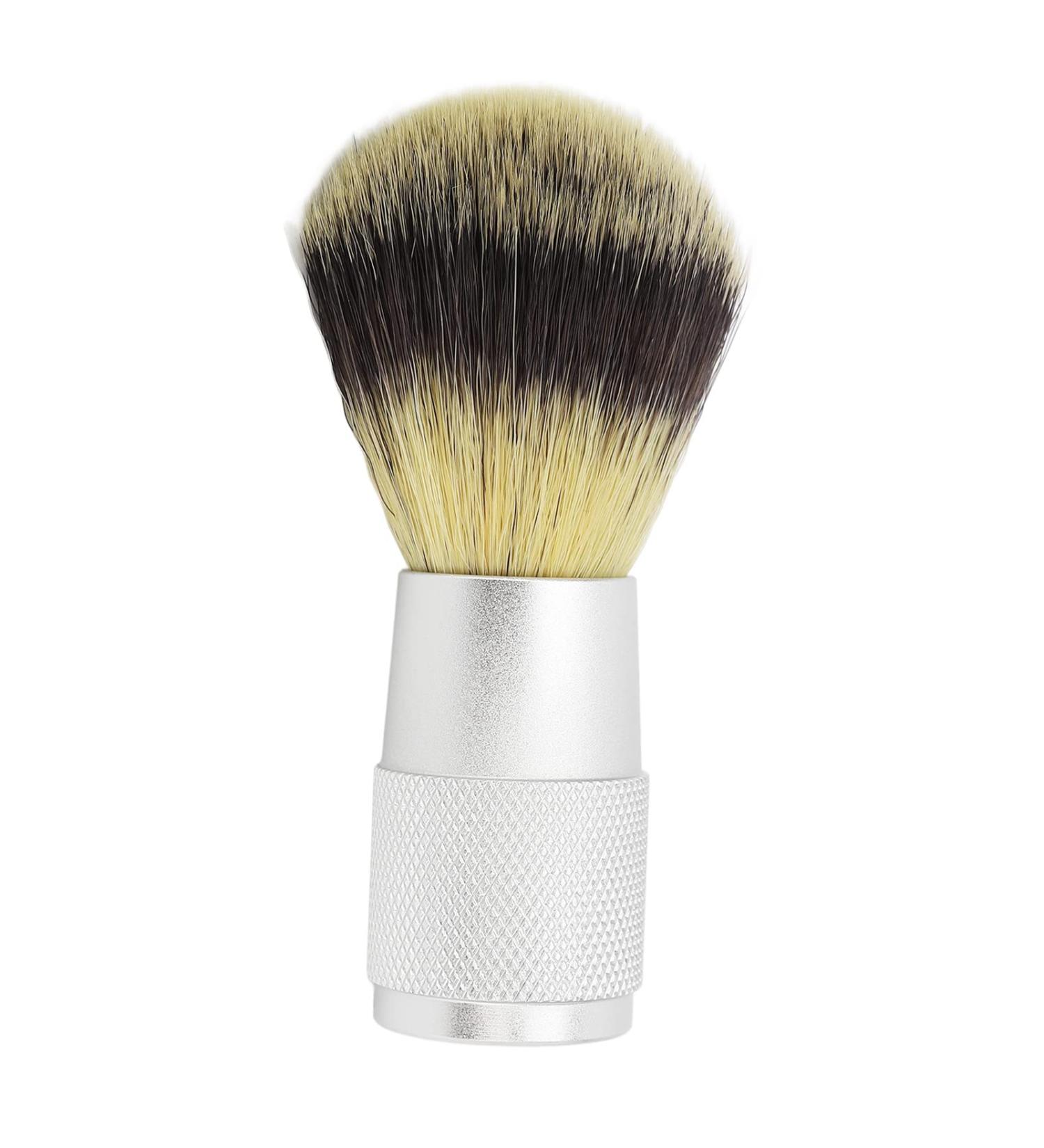 Ankroyu Professional Men's Shaving Brush - Aluminum Handle & Quick-Dry Synthetic Bristles for Home Salon. - Buy Online on SooperMarket.com