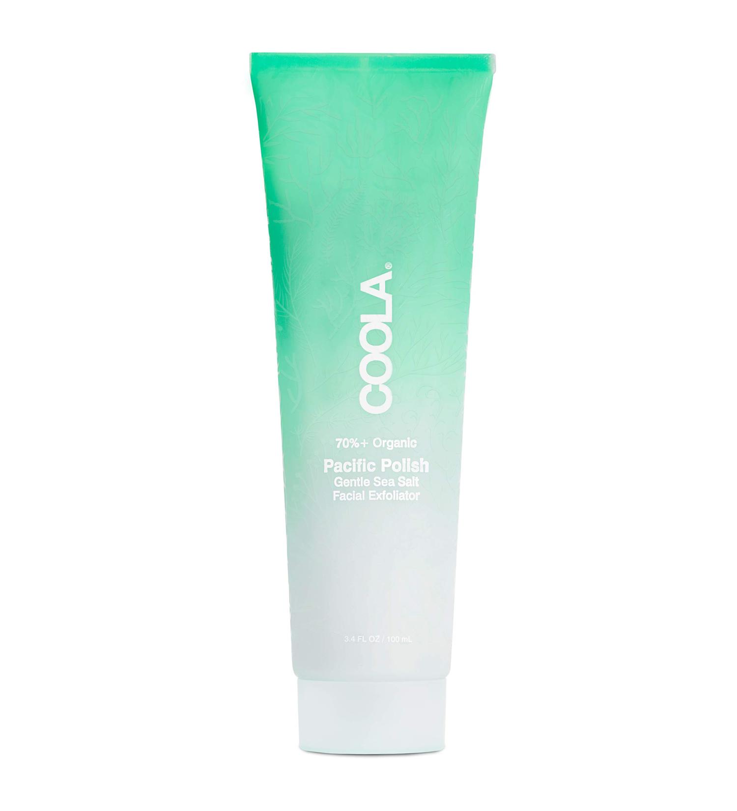 COOLA Organic Pacific Polish Face Exfoliator - Dermatologist Tested, Skin Barrier Protection - Vegan & Gluten Free - 3.4 Fl Oz - Buy Online on SooperMarket.com