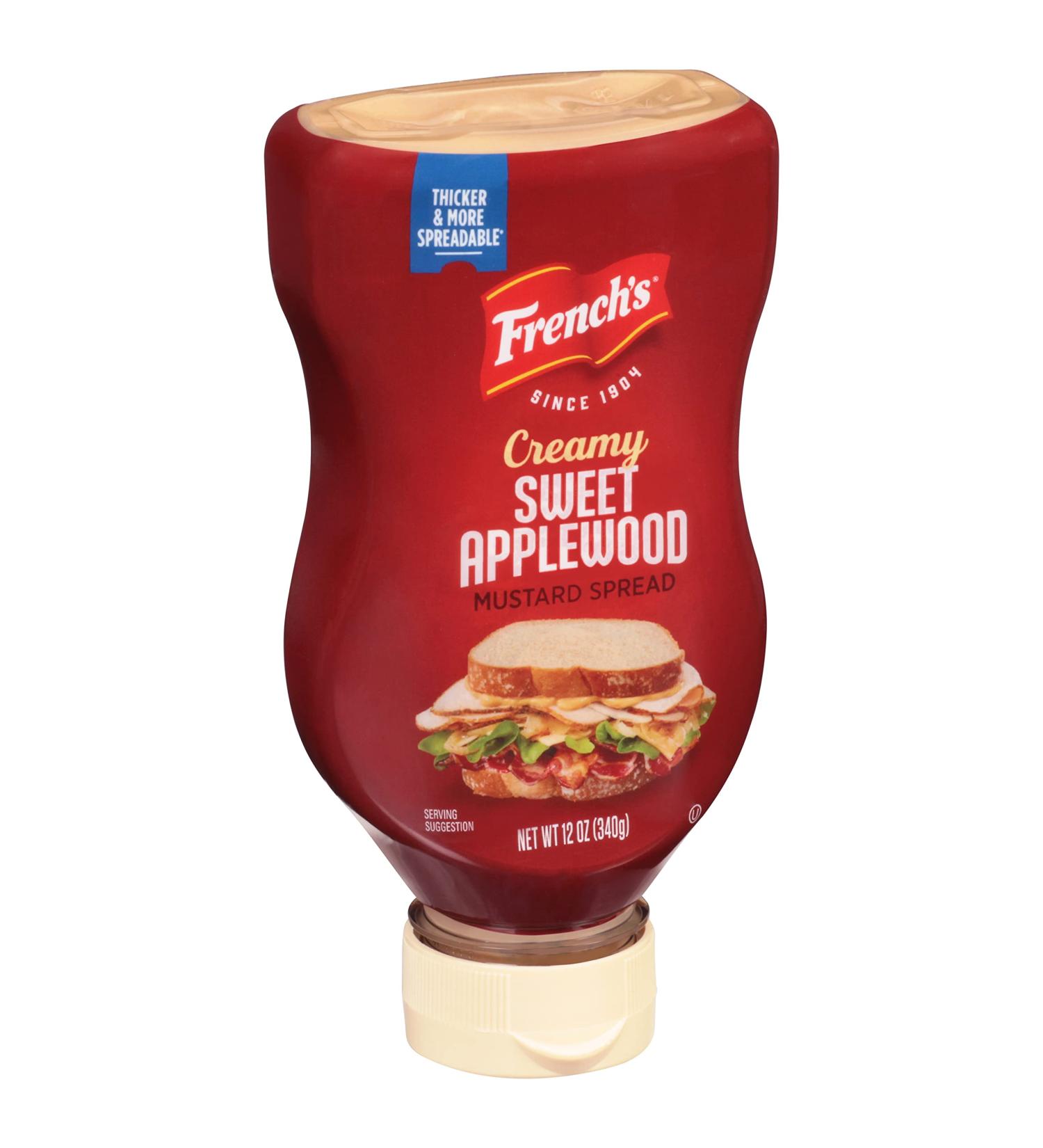 French's Creamy Sweet Applewood Mustard Spread 12 oz - Pack of 8 | Shop Now! - Buy Online on SooperMarket.com