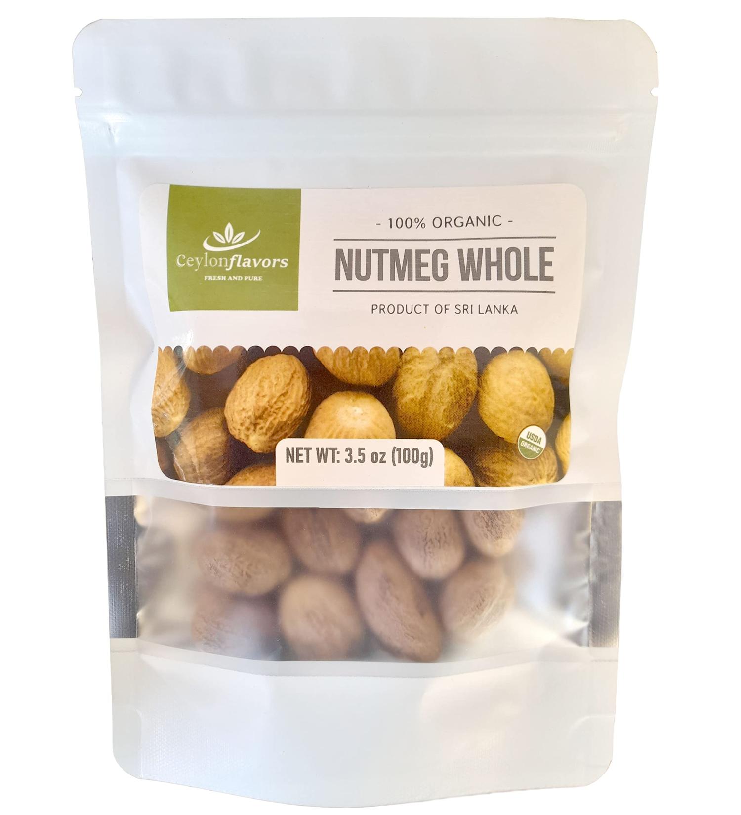 Premium Whole Nutmeg: Aromatic Spice for Culinary Delights - Buy Online on SooperMarket.com