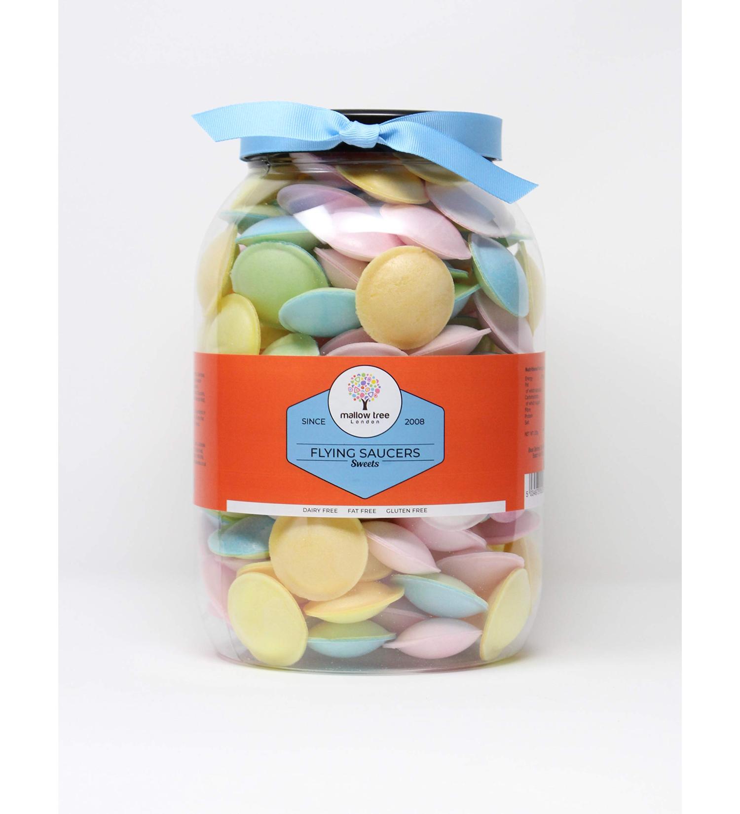 Mallow Tree Flying Saucers in a Sweet Shop Jar 220 g - Buy Online on SooperMarket.com