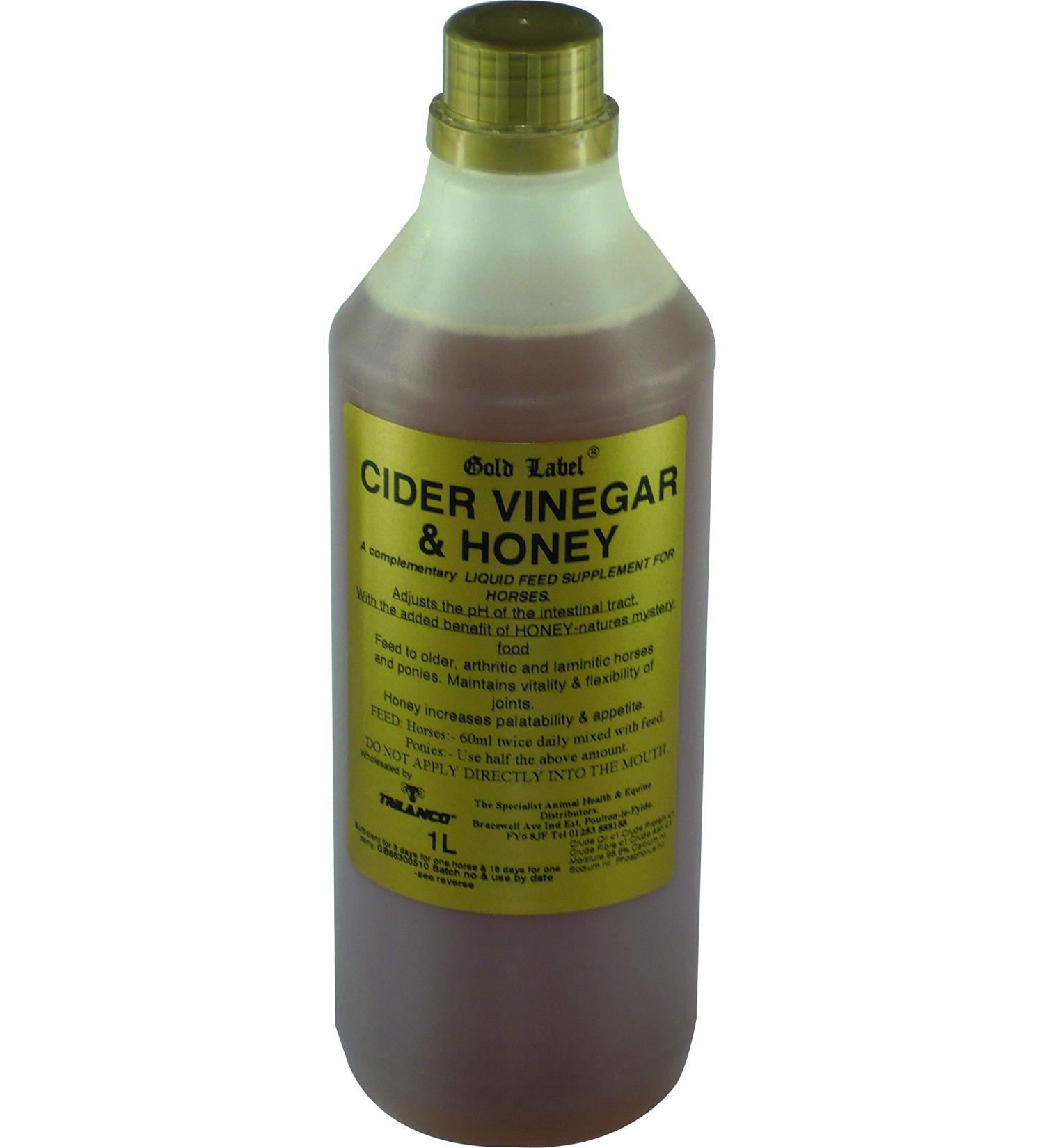 Gold Label Unisex's GLD1435 Cider Vinegar and Honey Clear 1 Litre