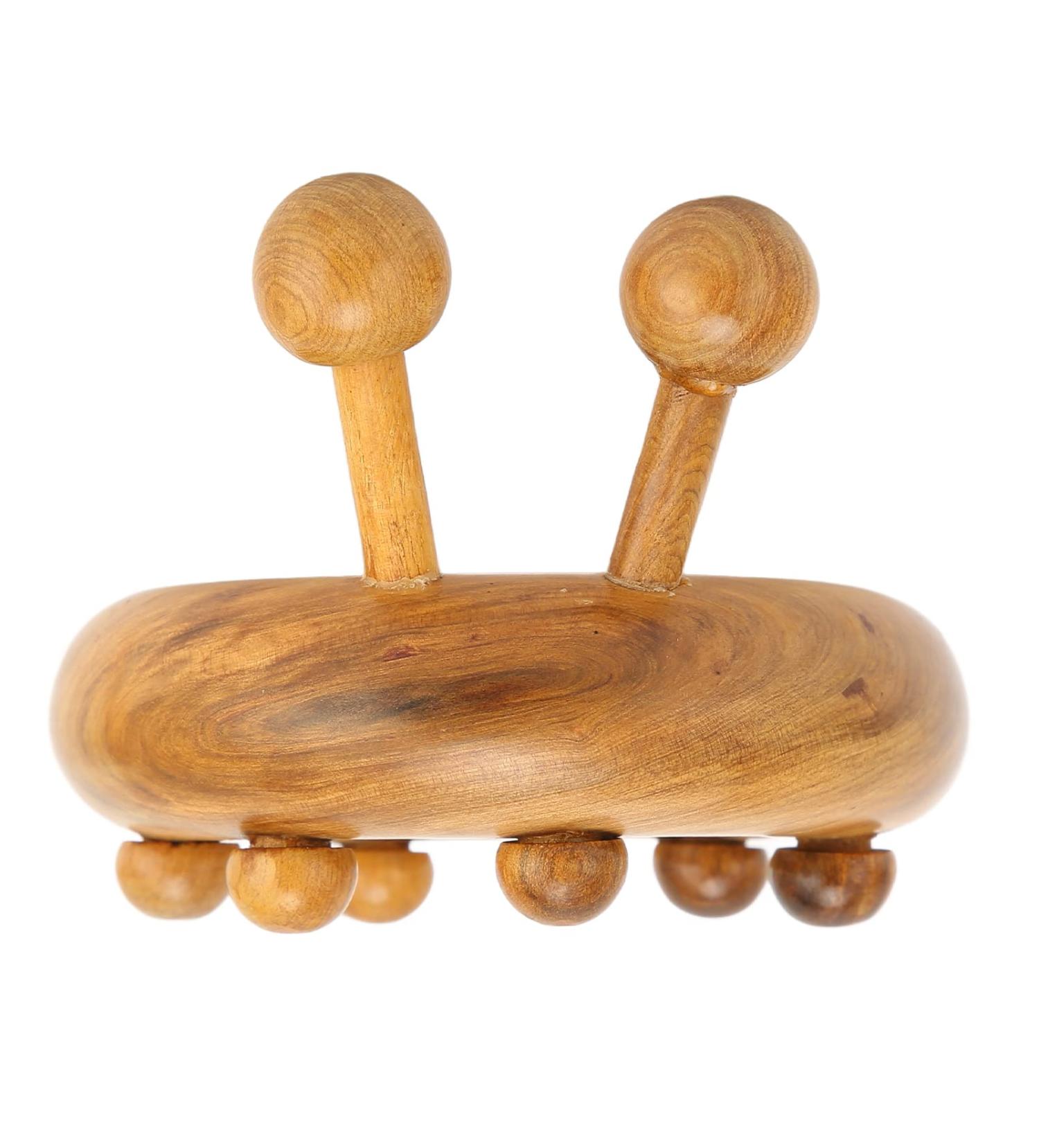 Restokki Wood Roll - Effective Wood Therapy Massage Device for Body and Foot Fat Reduction - Buy Online on SooperMarket.com