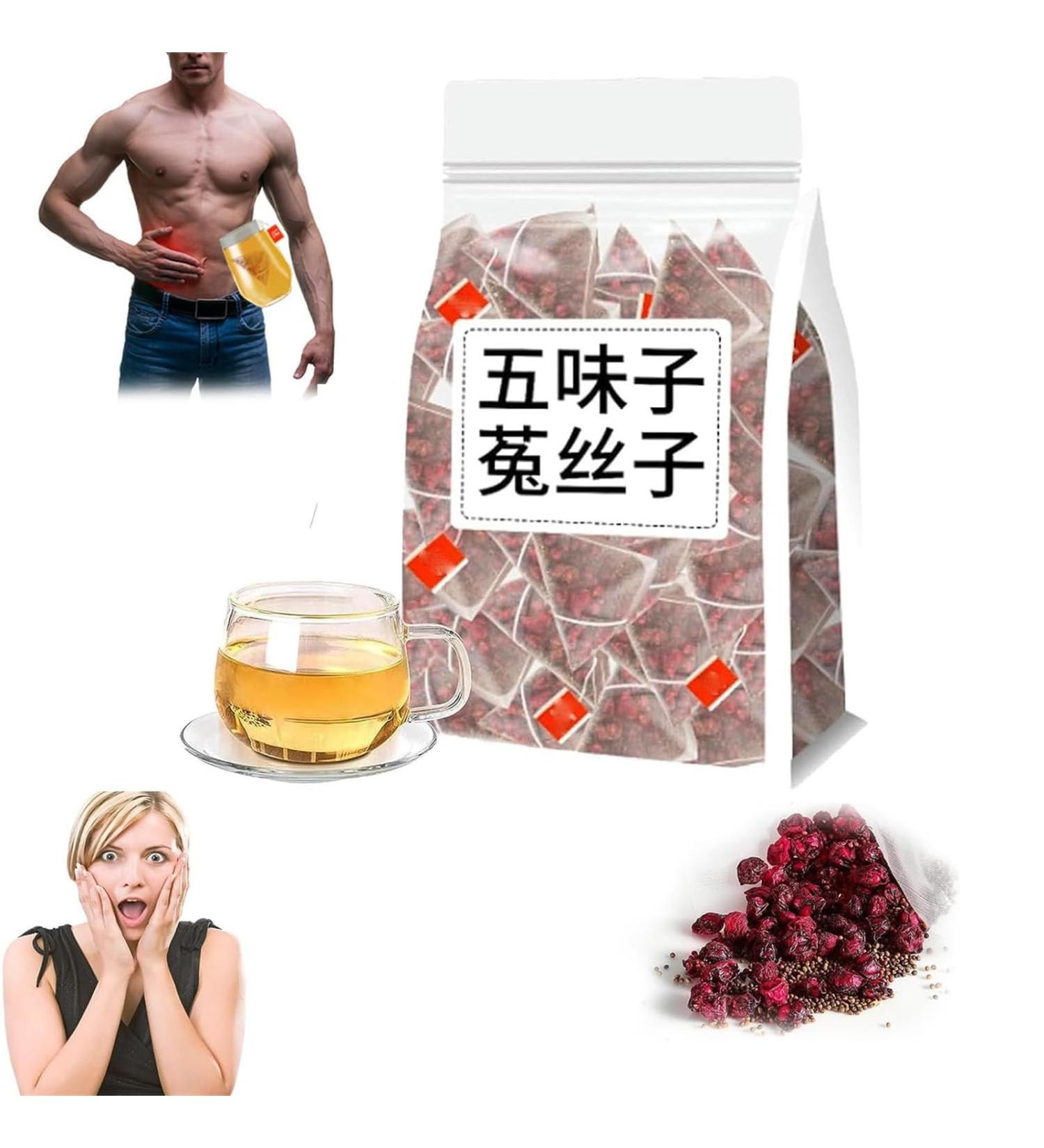  Men's Essentials Five Flavors Goji Berry Tea Five-Flavor Goji Berries Tea Five Flavors Wolfberry Tea Essentials Pure Chinese Herbal Tea for Men Chinese Herbal Medicine for Men (2Box) - Buy Online on SooperMarket.com