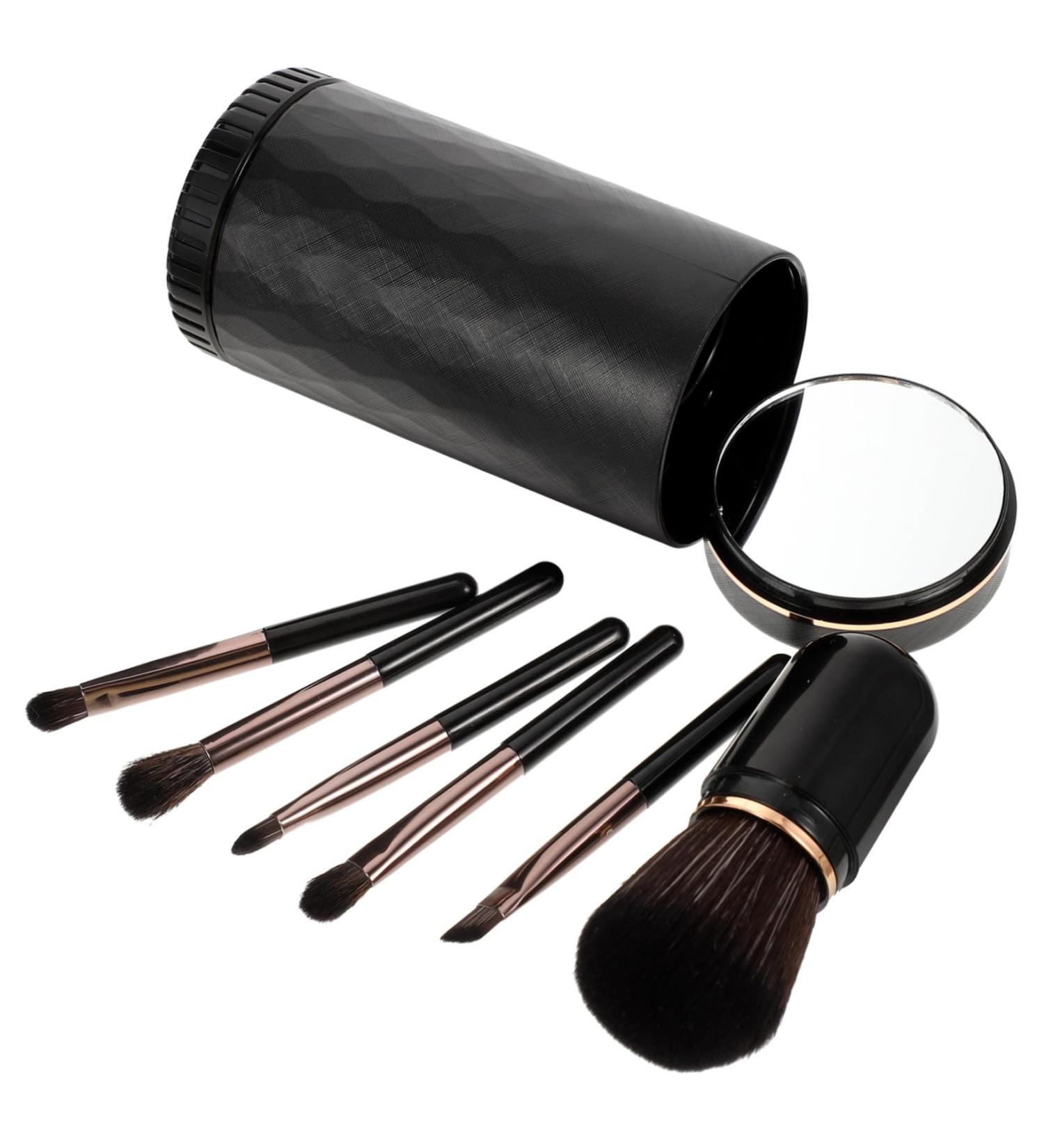 Buy Mikinona Makeup Brush Set - 1 Set with Holder & Lid | Travel-Friendly Cosmetic Organizer - Perfect for Vanity - Buy Online on SooperMarket.com