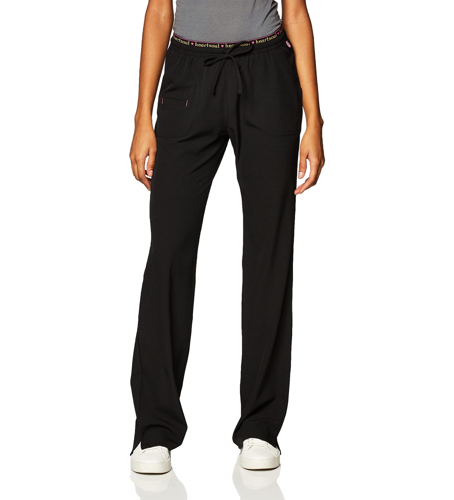 HeartSoul Break On Through Women's Scrubs Pant - Medium Black - Buy Online on SooperMarket.com
