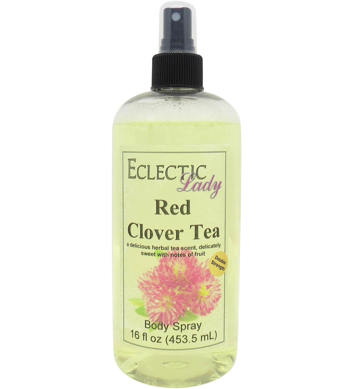Red Clover Tea Body Spray (Double Strength) 16 ounces Body Mist for Women with Clean Light & Gentle Fragrance Long Lasting Perfume with Comforting Scent for Men & Women Cologne with Soft Subtle 16 Fluid Ounces (Double Strength) - Buy Online on SooperMarket.com