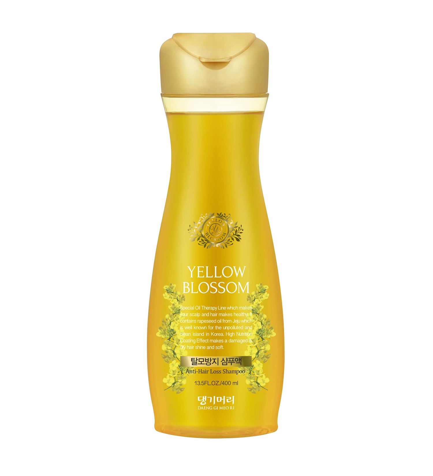 Daeng Gi Meo Ri- Yellow Blossom Hair Loss Care Shampoo  Anti Hair Loss  Hair Shine  Scalp Nourishing and Moisturizing  400ml Yellow Blossom Shampoo 400ml