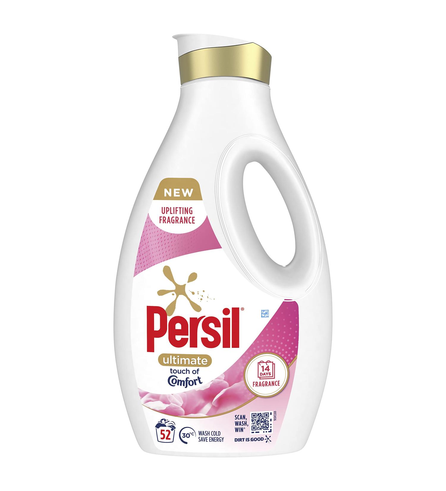 Persil Ultimate Touch of Comfort Laundry Detergent - 52 Washes, 1.404 L - Long-Lasting Fresh Fragrance for Uplifting Cleanliness - Buy Online on SooperMarket.com