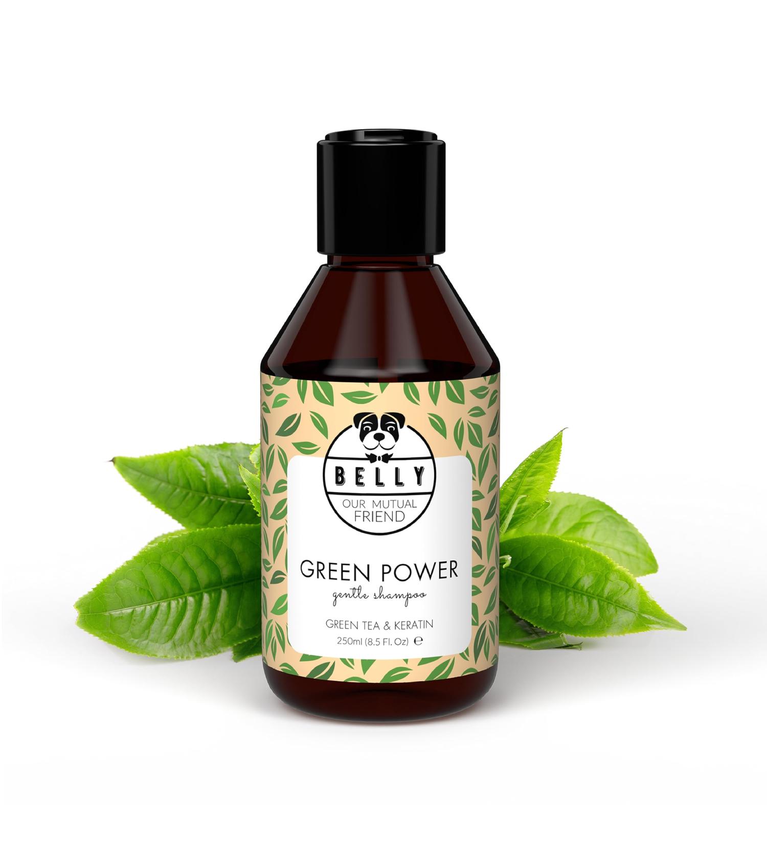 Buy Belly Nourishing Dog Shampoo - Perfect Puppy Shampoo with Keratin & Green Tea | 250ml for Long-Haired Dogs - Fresh Scent & Nourishing Care - Buy Online on SooperMarket.com