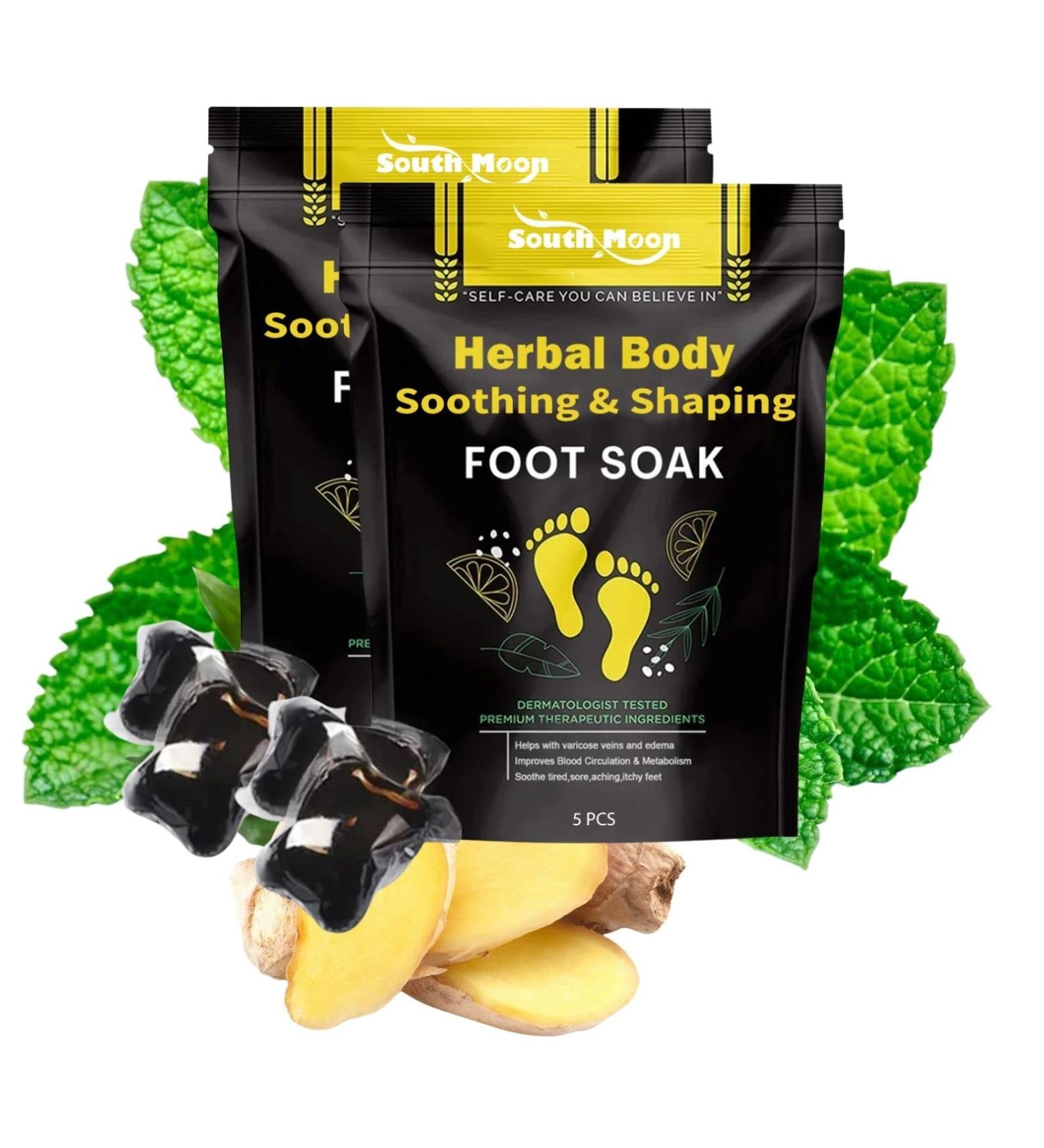 10PCS Herbal Detox Foot Bath Beads - Wormwood & Ginger Foot Soak for Lymphatic Cleanse | Suitable for All - Shop Now! - Buy Online on SooperMarket.com