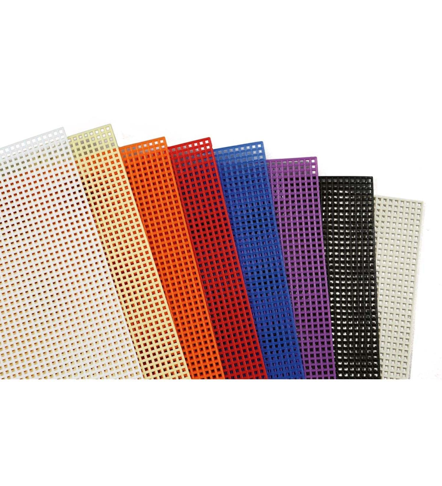 Herrschners 7 Mesh Plastic Canvas Assorted Color Pack