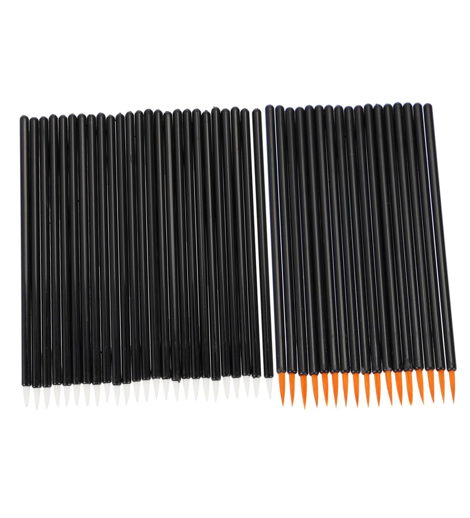 Mikinona Lash Brush 100pcs Disposable Eyelash Brush Makeup Brush Lash Applicator Eyeliner Fiber Brush Eyes Girl Tool - Buy Online on SooperMarket.com