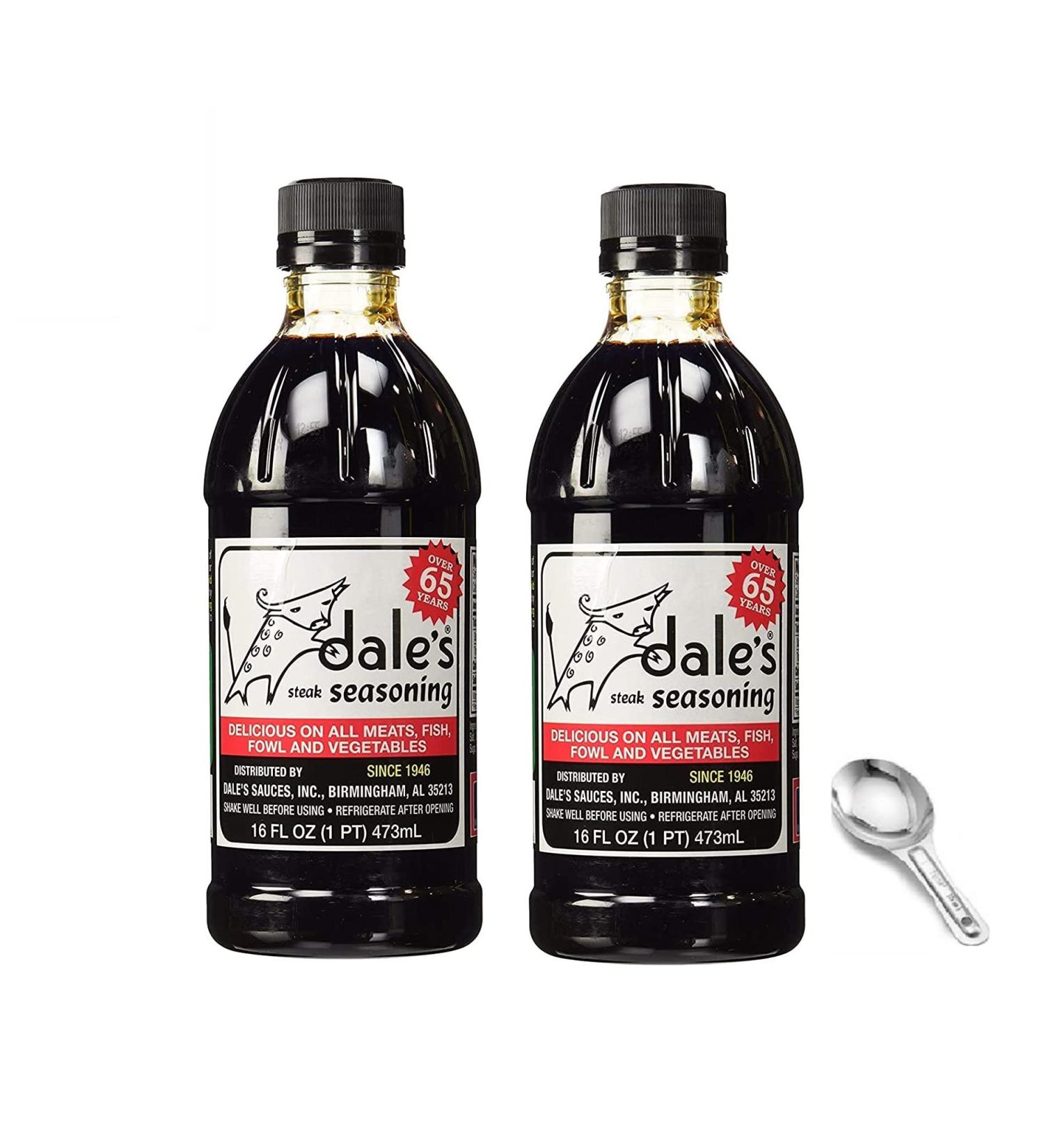 Dales Liquid Steak Seasoning (Pack of 2) with Custom F.O.Y Brand Measuring Spoon - Buy Online on SooperMarket.com
