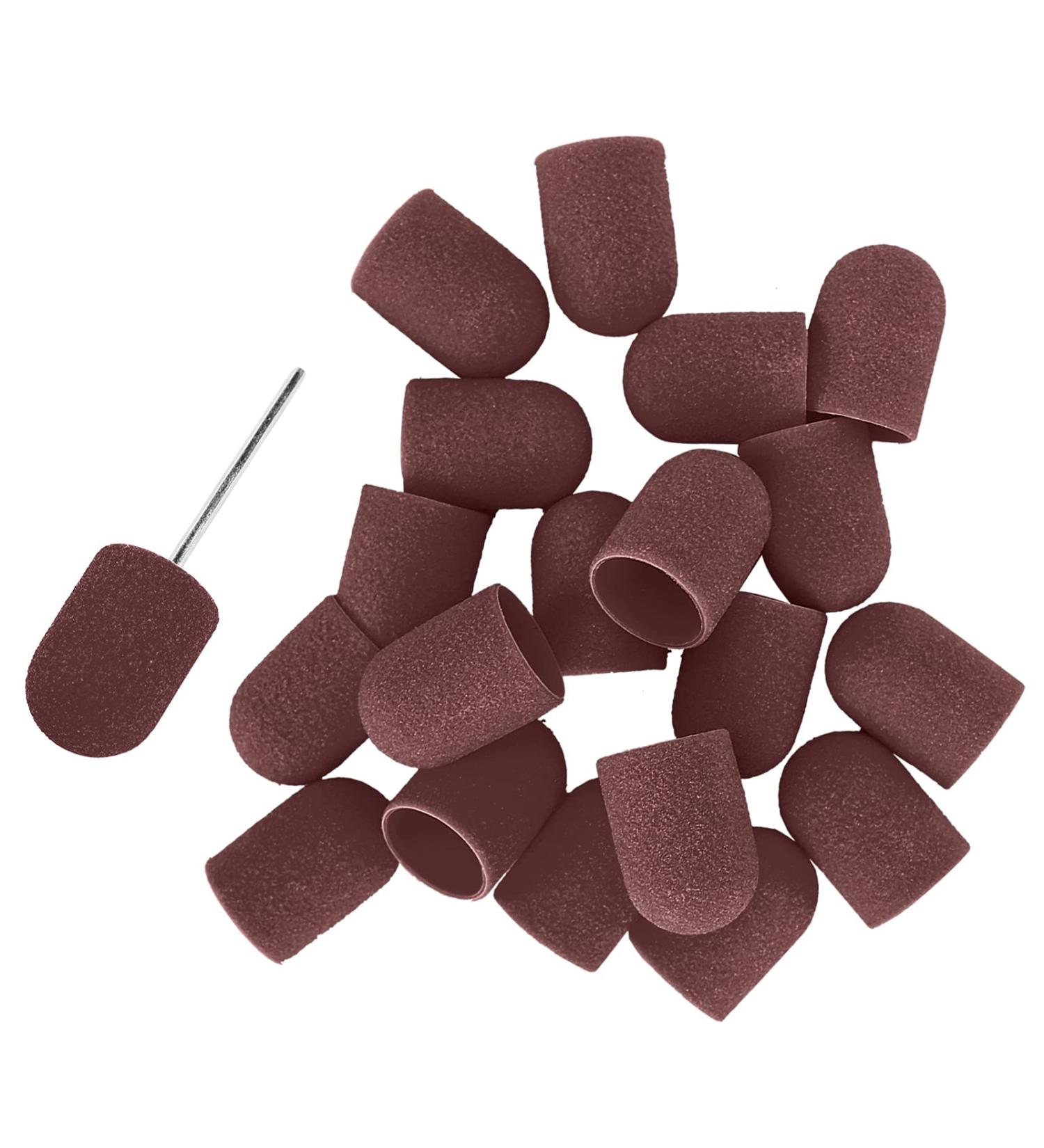 Nail Art Sanding Cap Nail Drill Bits Polishing Grinding Sanding Bands Set Nail Sanding Bands for Nail Drill Bits for Nail Drill Bits Nail Art Sanding Cap Nail Drill Bits Polishing Grinding(Brown) - Buy Online on SooperMarket.com