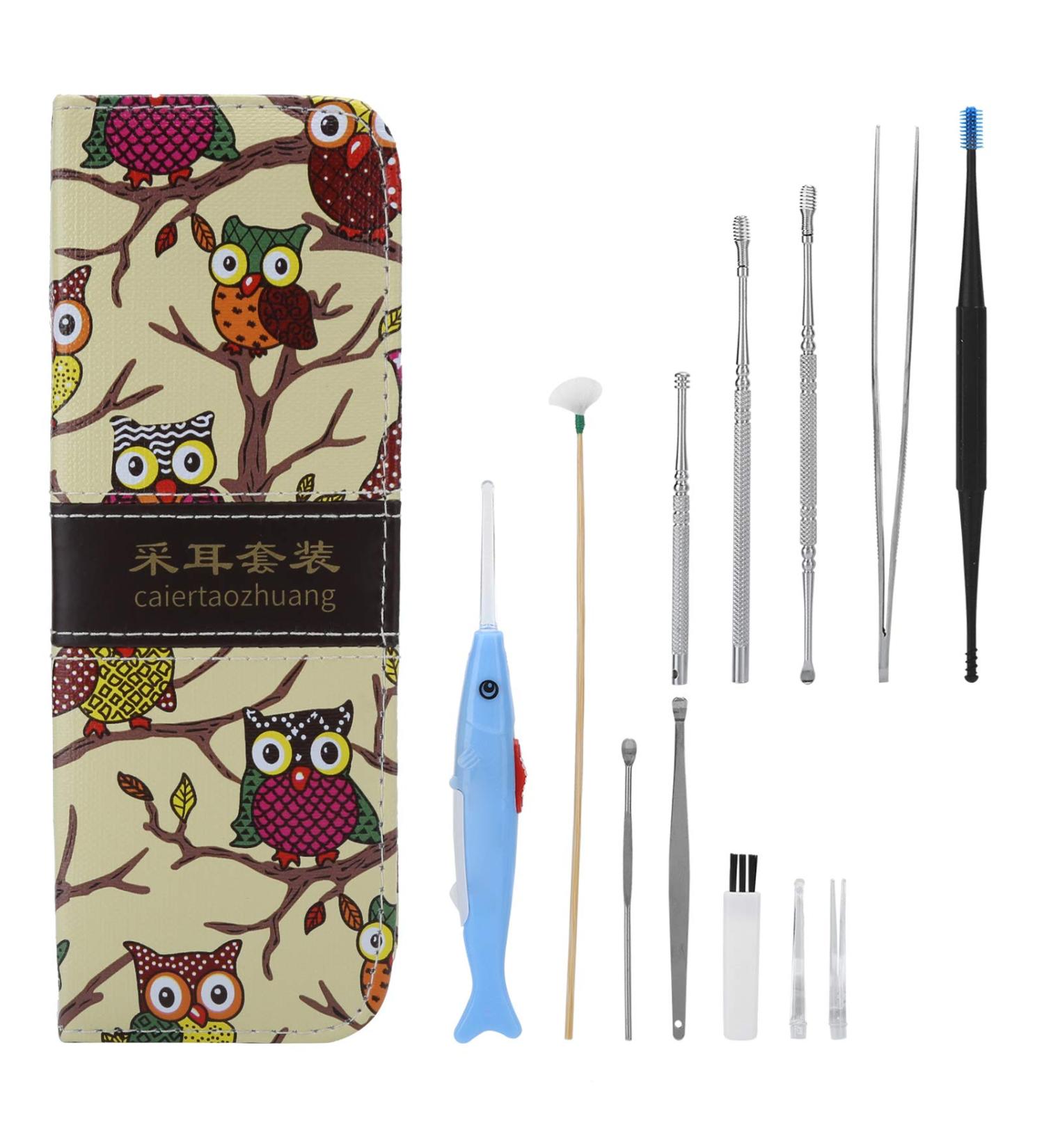 Stainless Steel Ear Pick Spoon Set for Ear Wax Removal and Cleaning - Buy Online on SooperMarket.com