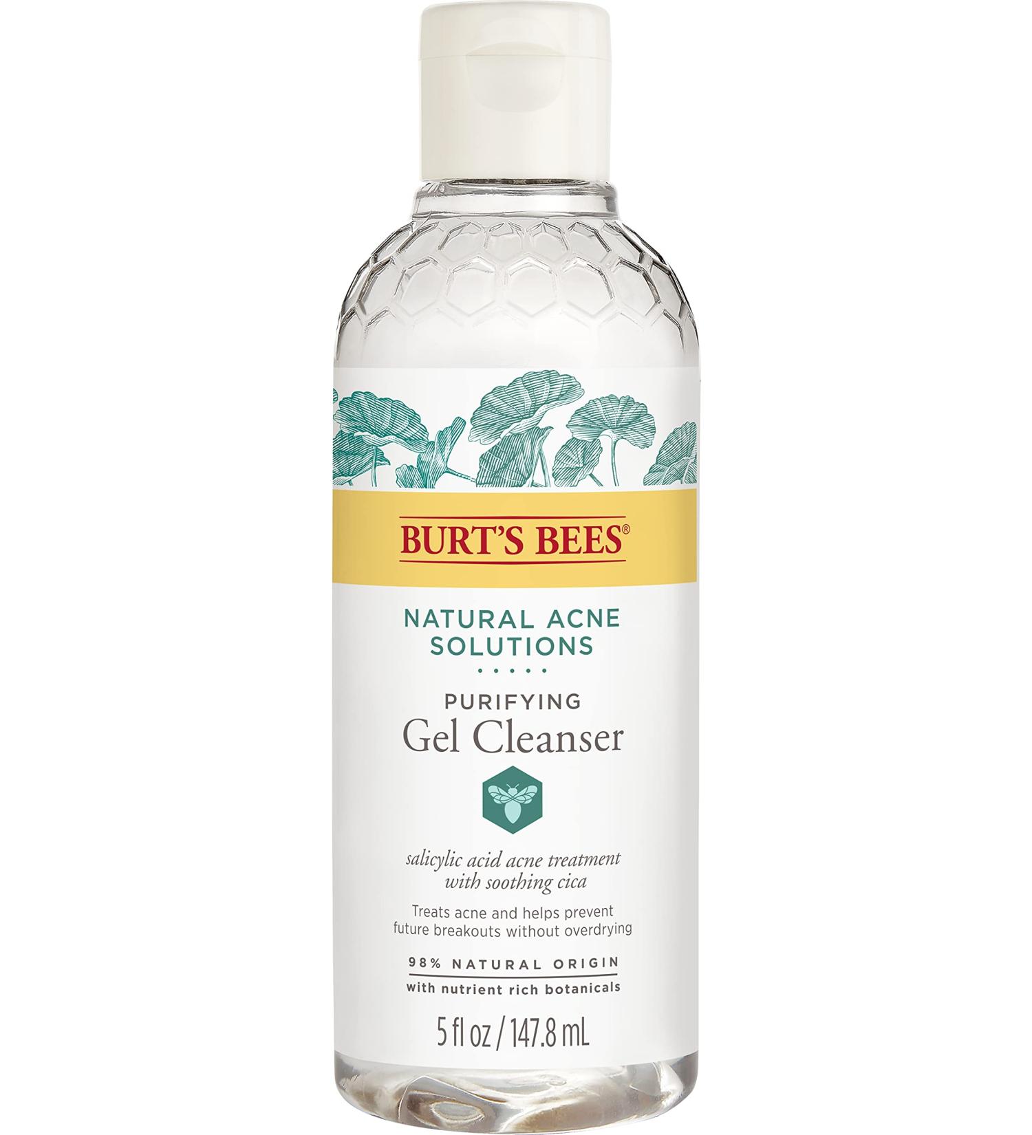 Burt's Bees Natural Acne Solutions Purifying Gel Cleanser - 5 oz - For Oily Skin - Buy Online on SooperMarket.com