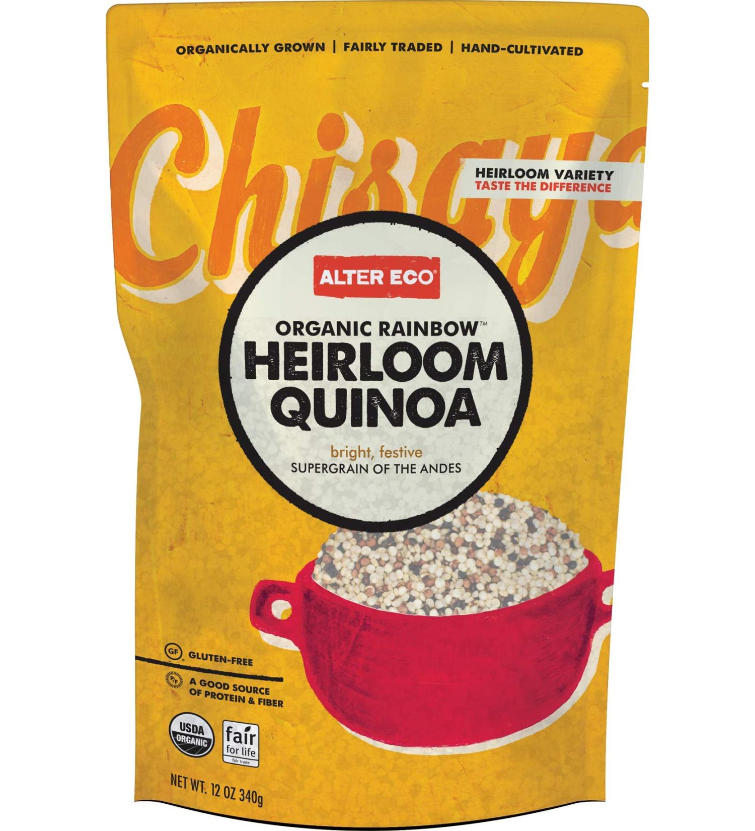 Alter Eco Organic Rainbow Heirloom Quinoa 12 oz (340 g)
