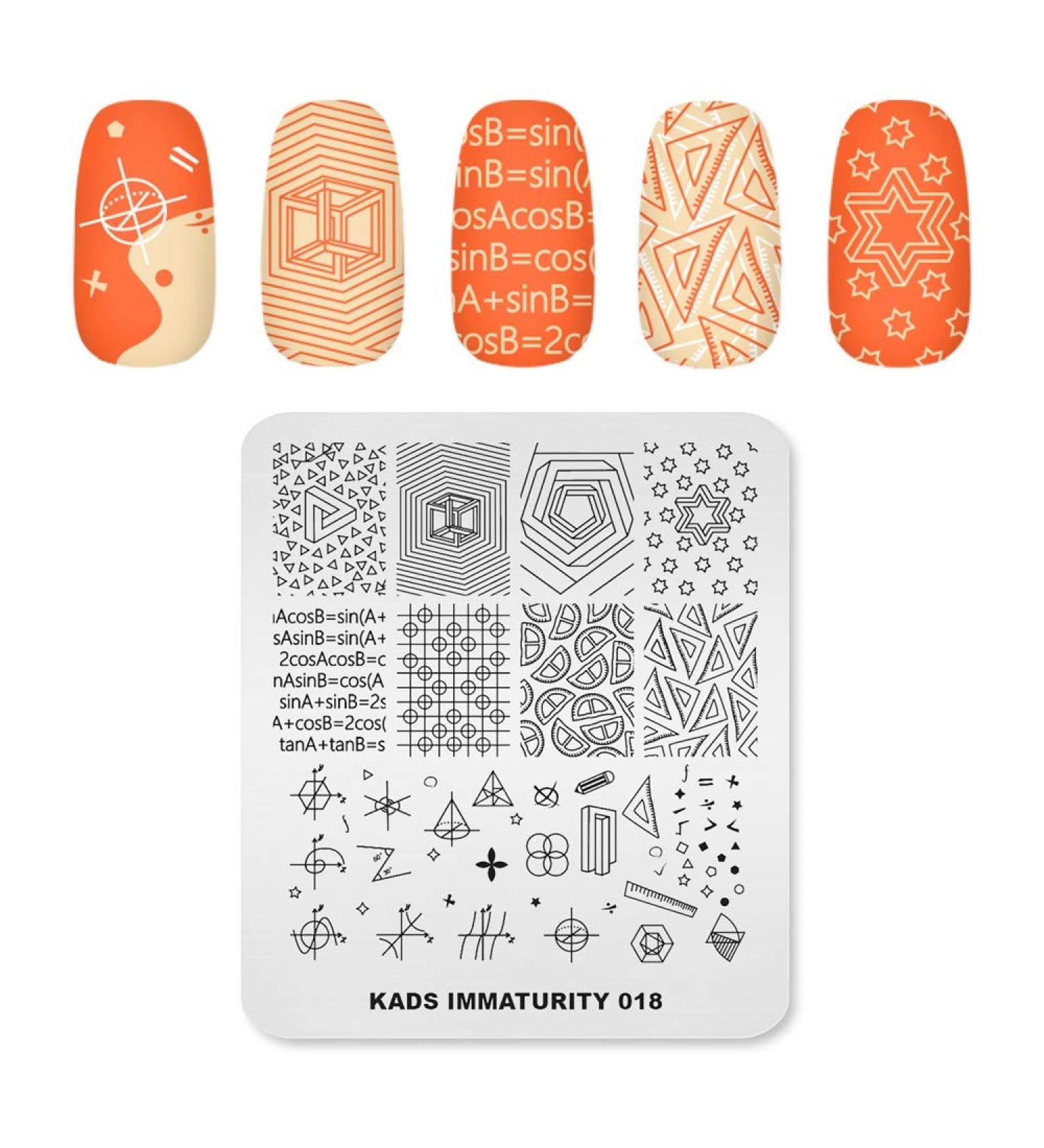 Alexnailart Nail Stamp Plates - Durable Metal Stencils for Stunning Nail Designs | International Shipping Available - Buy Online on SooperMarket.com