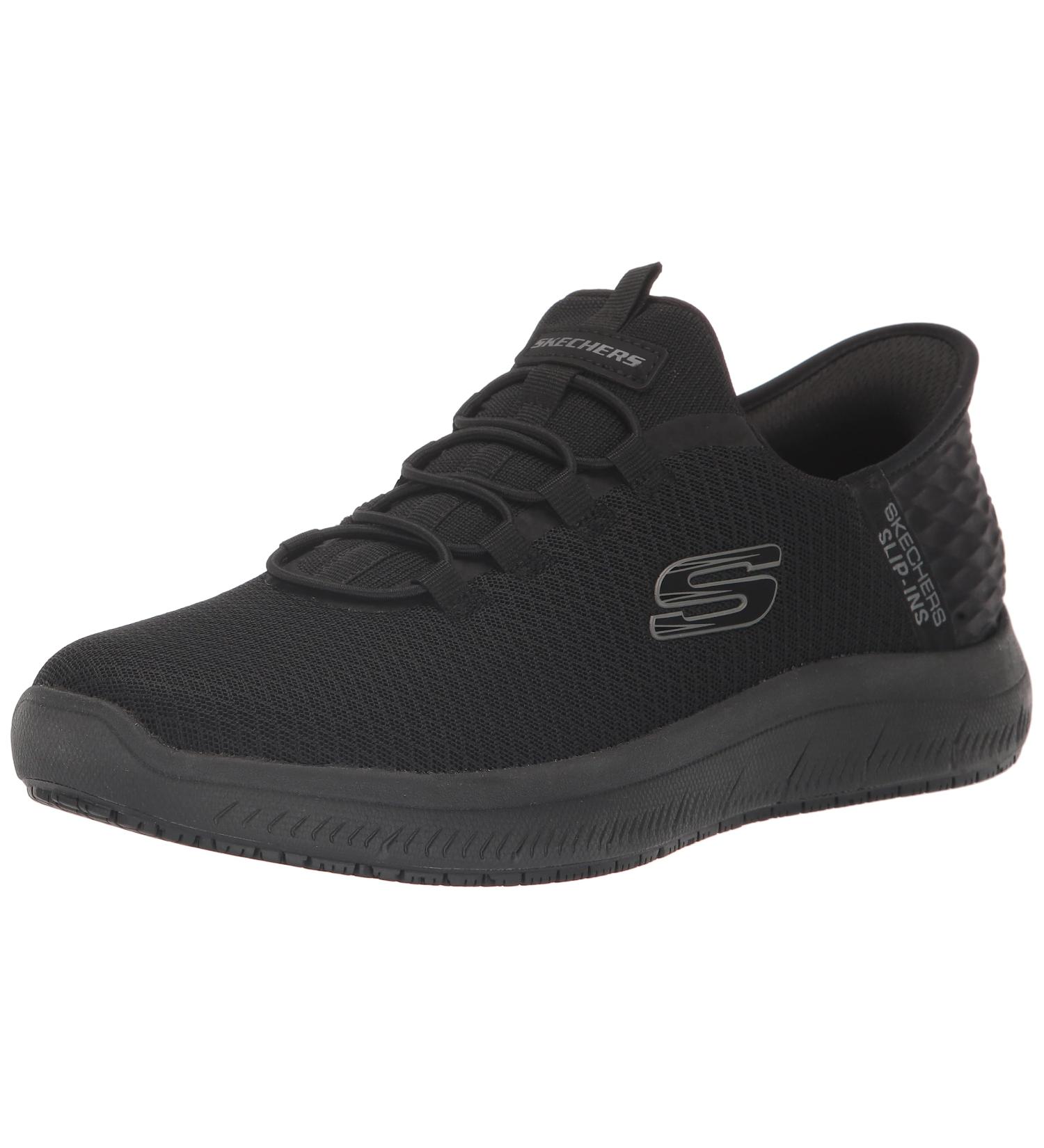 Skechers Men's Summits Sr Colsin Food Service Shoe 10.5 Wide - Slip-Resistant Hands-Free Design - Buy Online on SooperMarket.com