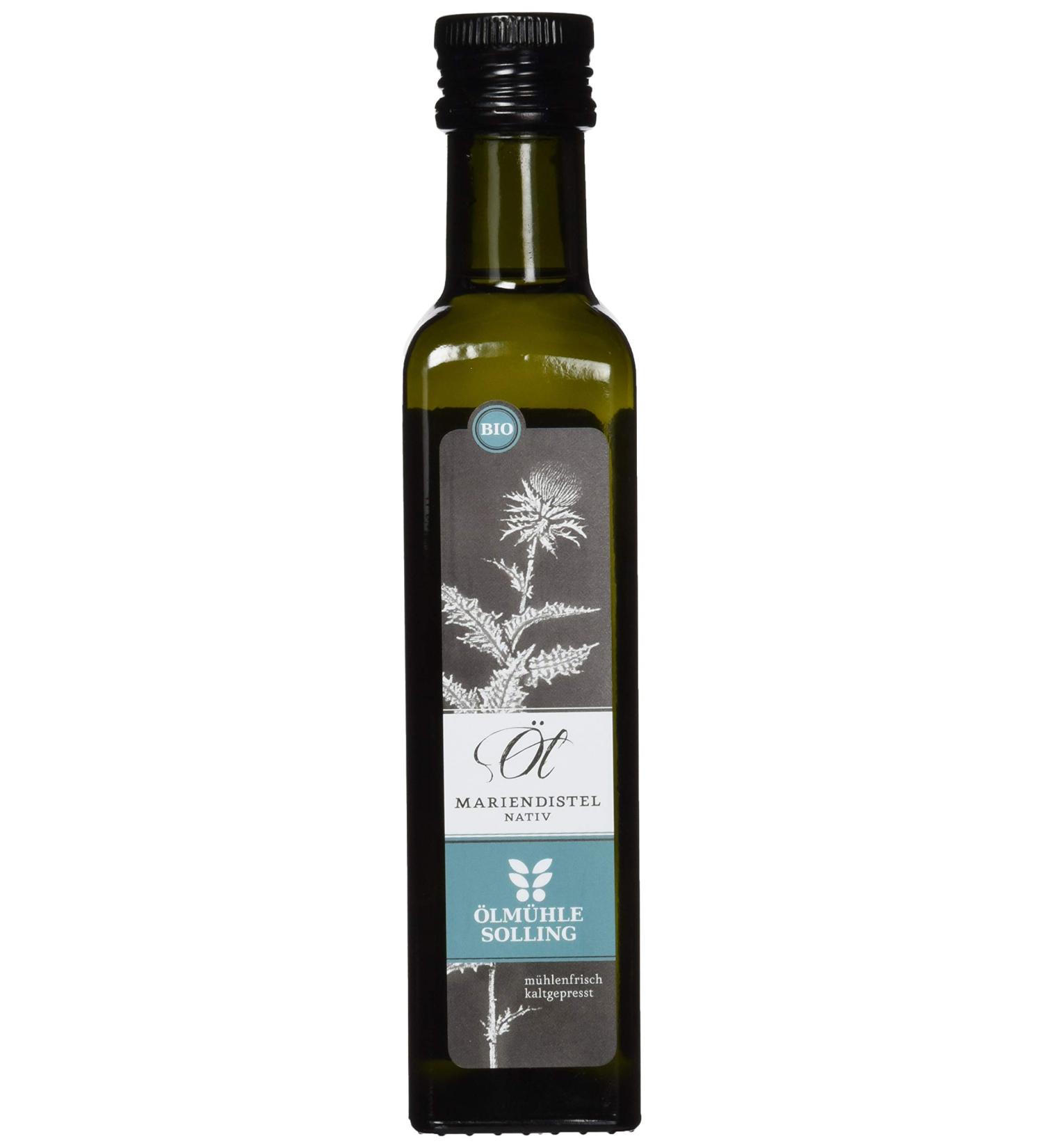  lm hle Solling Organic Milk Thistle Oil - Cold Pressed Virgin - 250 ml - Naturland Certified - International Shipping Available - Buy Online on SooperMarket.com