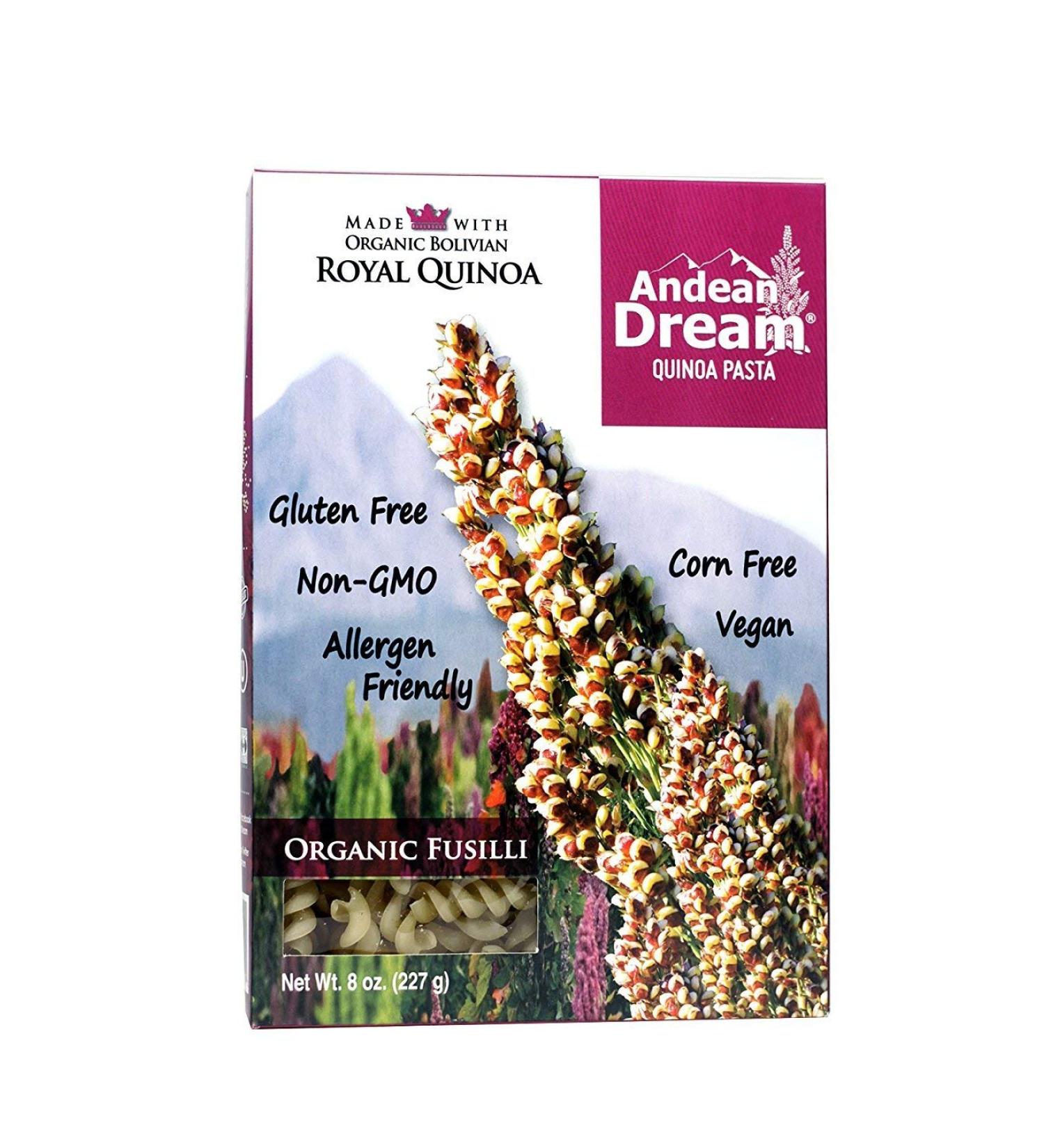 Andean Dream Fusilli Quinoa Pasta Gluten Free (3x8 Oz)3