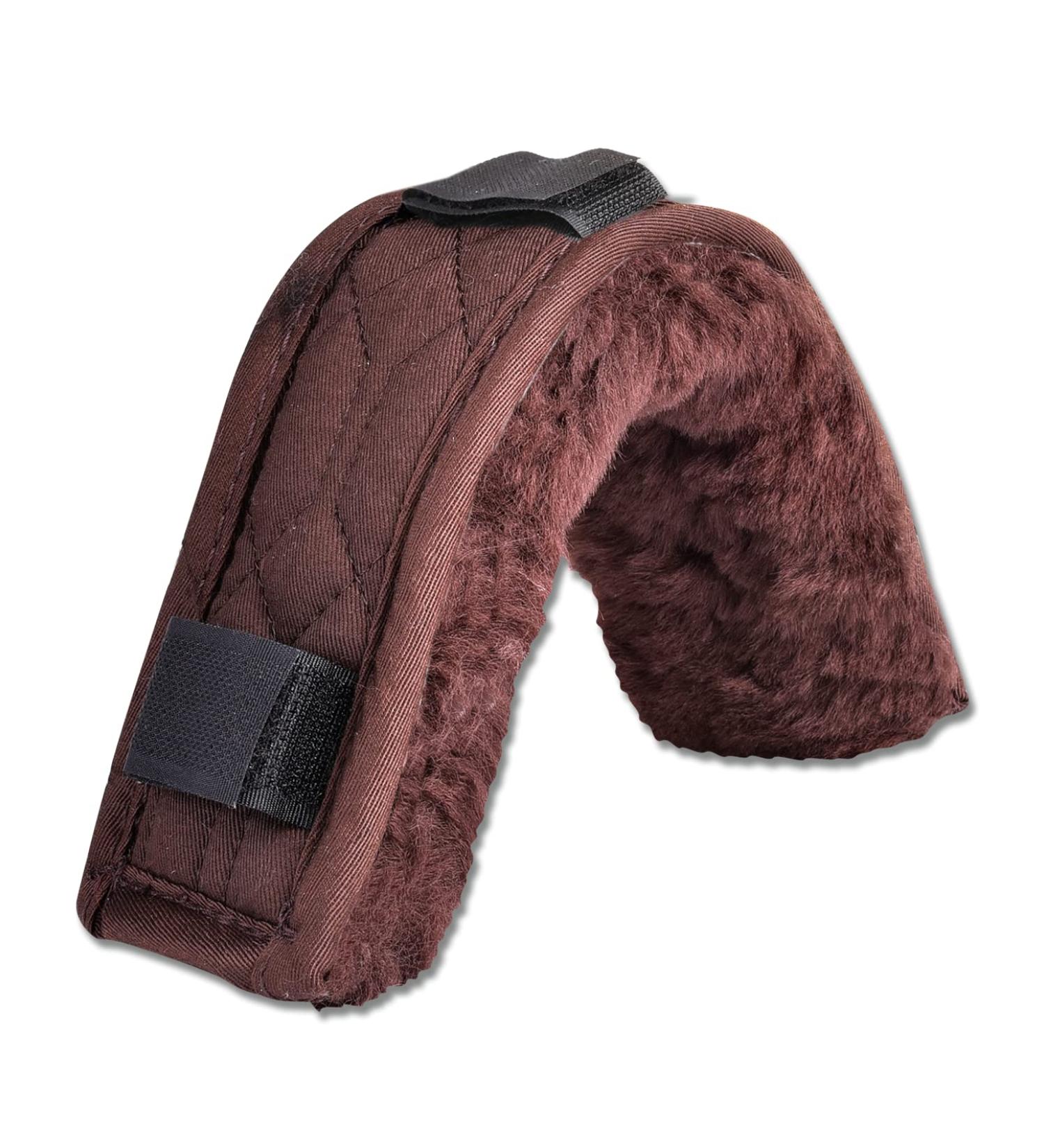 WALDHAUSEN lambskin nose or chin pad 18 cm brown