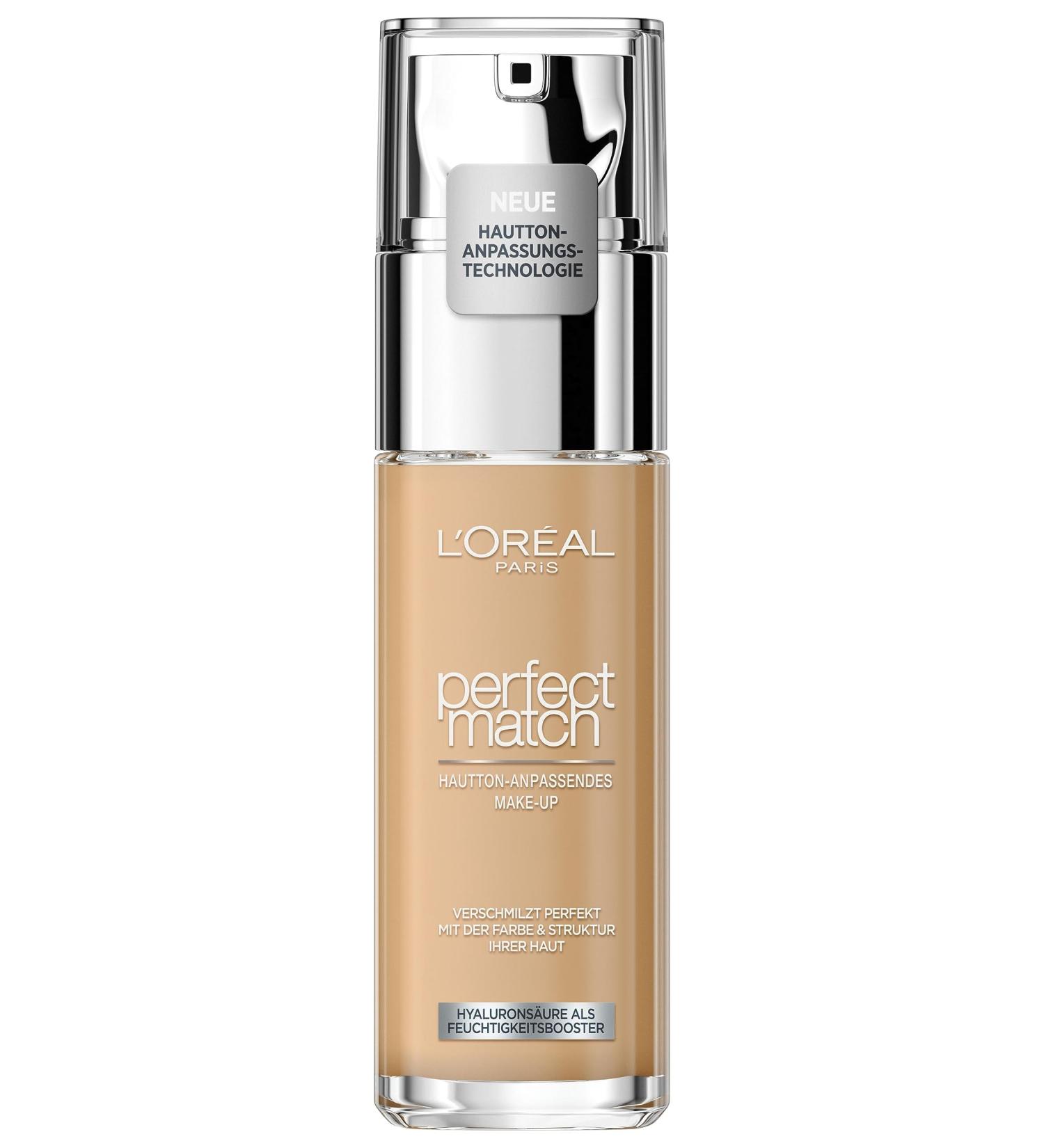 L'Or al Paris Fl ssige Foundation mit Hyaluron & Aloe Vera Perfect Match Make-Up 3.N Creamy Beige 30 ml Internationaler Versand verf gbar - Buy Online on SooperMarket.com